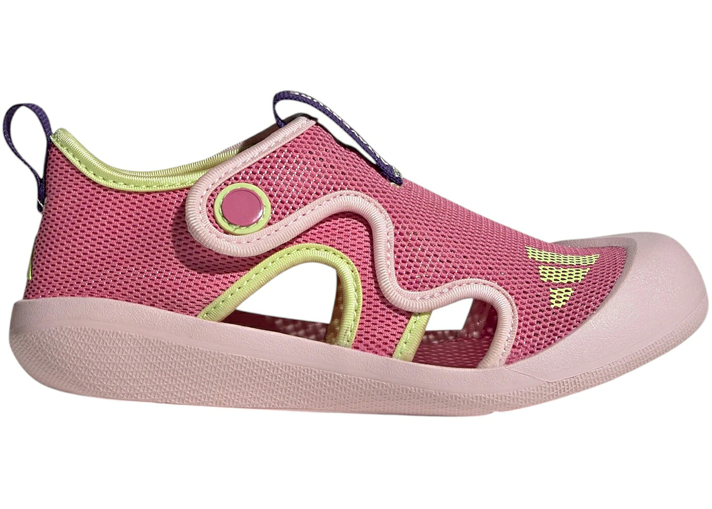 アディダス ピンク フュージョン ライム 3.0 ジュニア キッズ ADIDAS ALTAVENTURE CLEAR PINK FUSION PULSE LIME (PS) / CLEAR PINK PINK FUSION PULSE ベビー マタニティ スニーカー｜スニケス