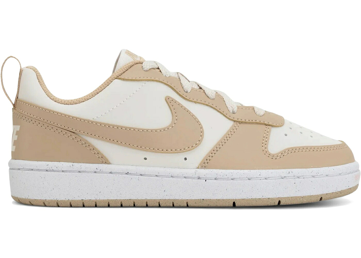 ナイキ 厚地の外套 白いこと 白いこと コートバーロウ お坊っちゃん キッズ NIKE COURT BOROUGH LOW PHANTOM WHITE LINEN (GS) / PHANTOM WHITE LINEN もの言う花 マタニティ スニーカー