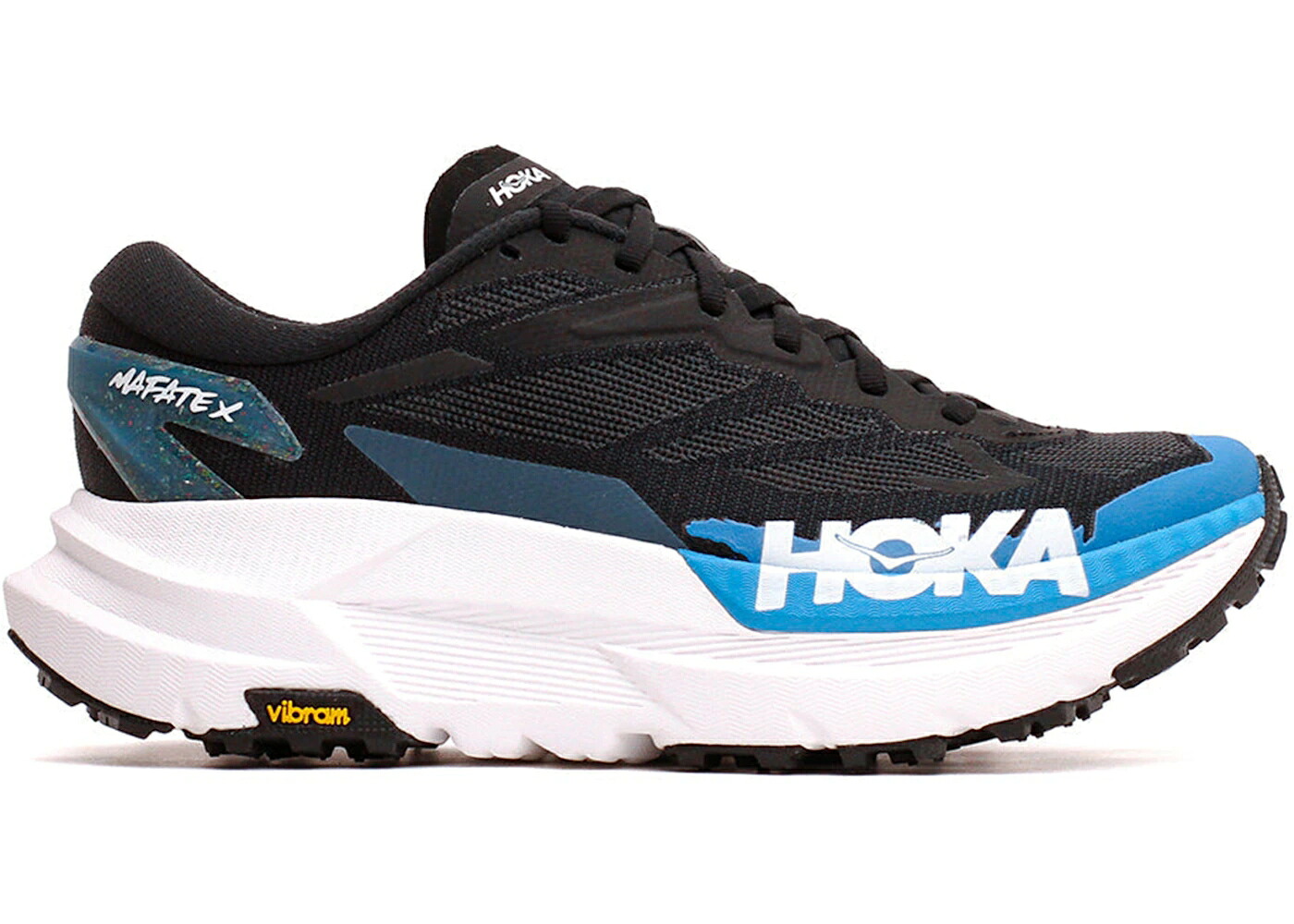 ホカオネオネ 黒色 ブラック 青色 ブルー スニーカー メンズ HOKA ONE ONE HOKA ONE MAFATE X BLACK SKYWARD BLUE / BLACK SKYWARD BLUE|スニケス