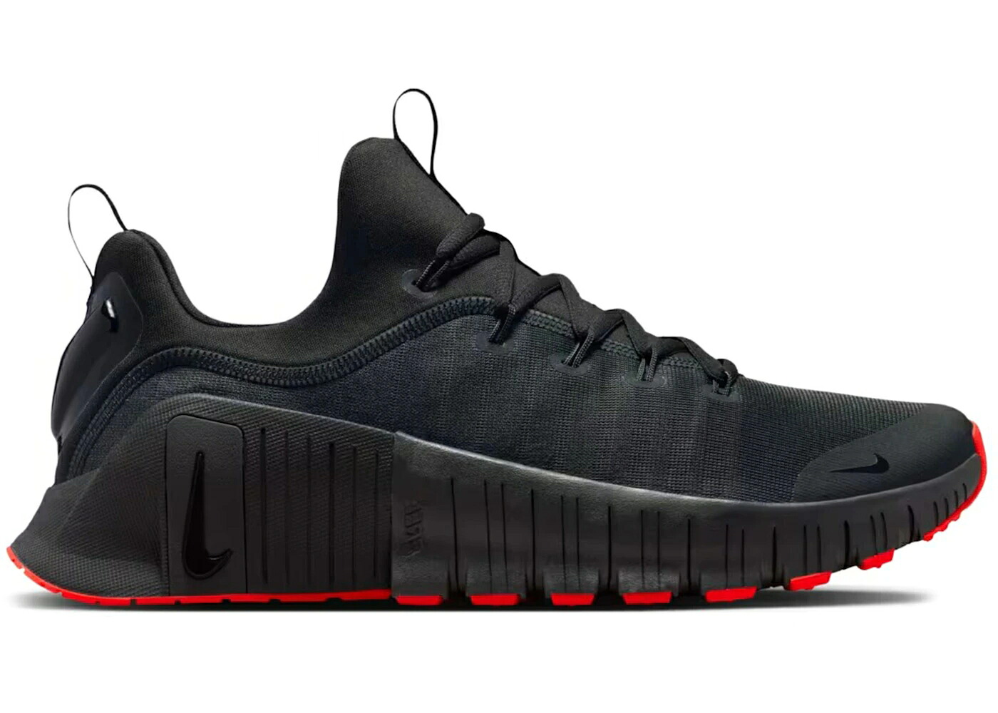 ナイキ 無償性 薄墨色 薄墨色 クリムゾン スニーカー メンズ NIKE FREE METCON 6 DARK SMOKE GREY BRIGHT CRIMSON / DARK SMOKE GREY BRIGHT CRIMSON