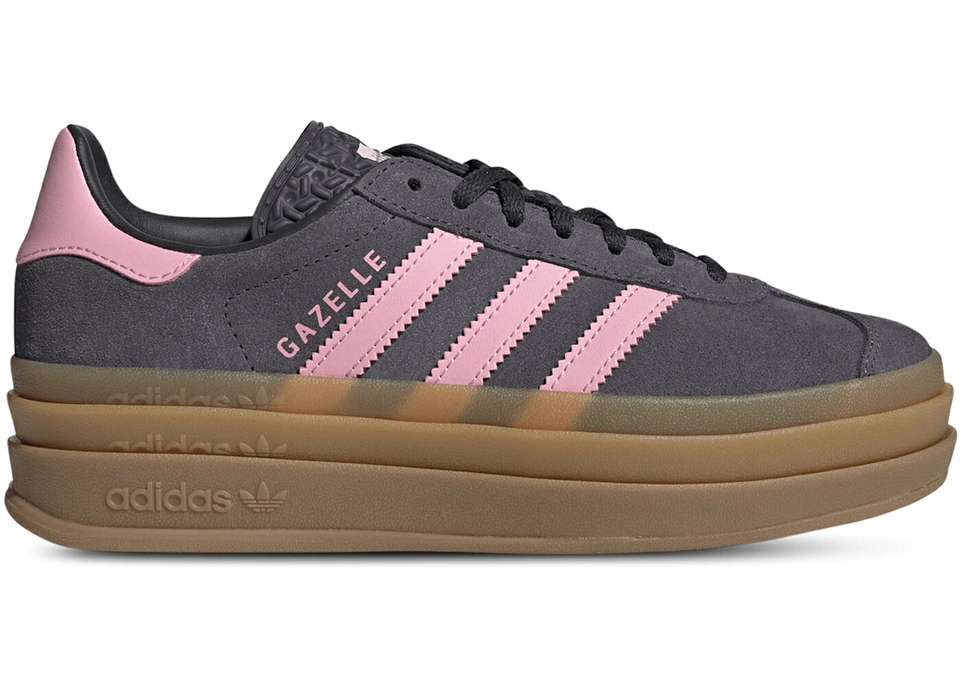 アディダス ガゼル さくら色 炭素 お坊っちゃん キッズ ADIDAS GAZELLE BOLD AURORA ONIX BLISS PINK (GS) / AURORA ONIX BLISS PINK CARBON もの言う花 マタニティ スニーカー