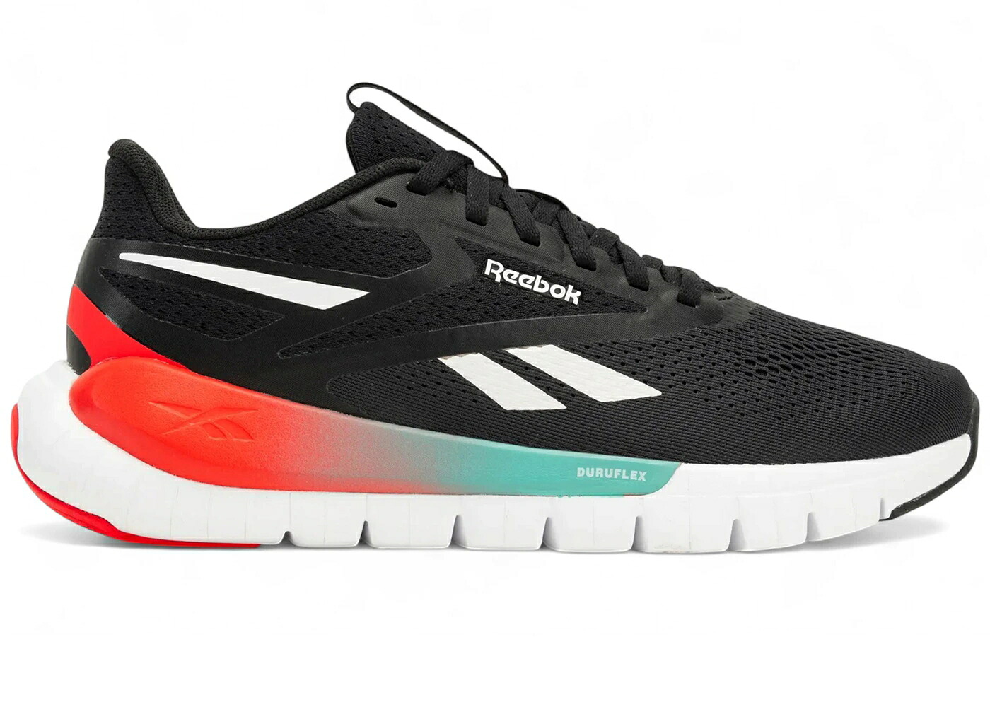 リーボック 調教師 黒いこと 黒いこと 活動力 赤 赤いこと アクア スニーカー メンズ REEBOK FLEX TRAINER BLACK ENERGY RED AQUA / BLACK ENERGY RED 人工知能学 AQUA