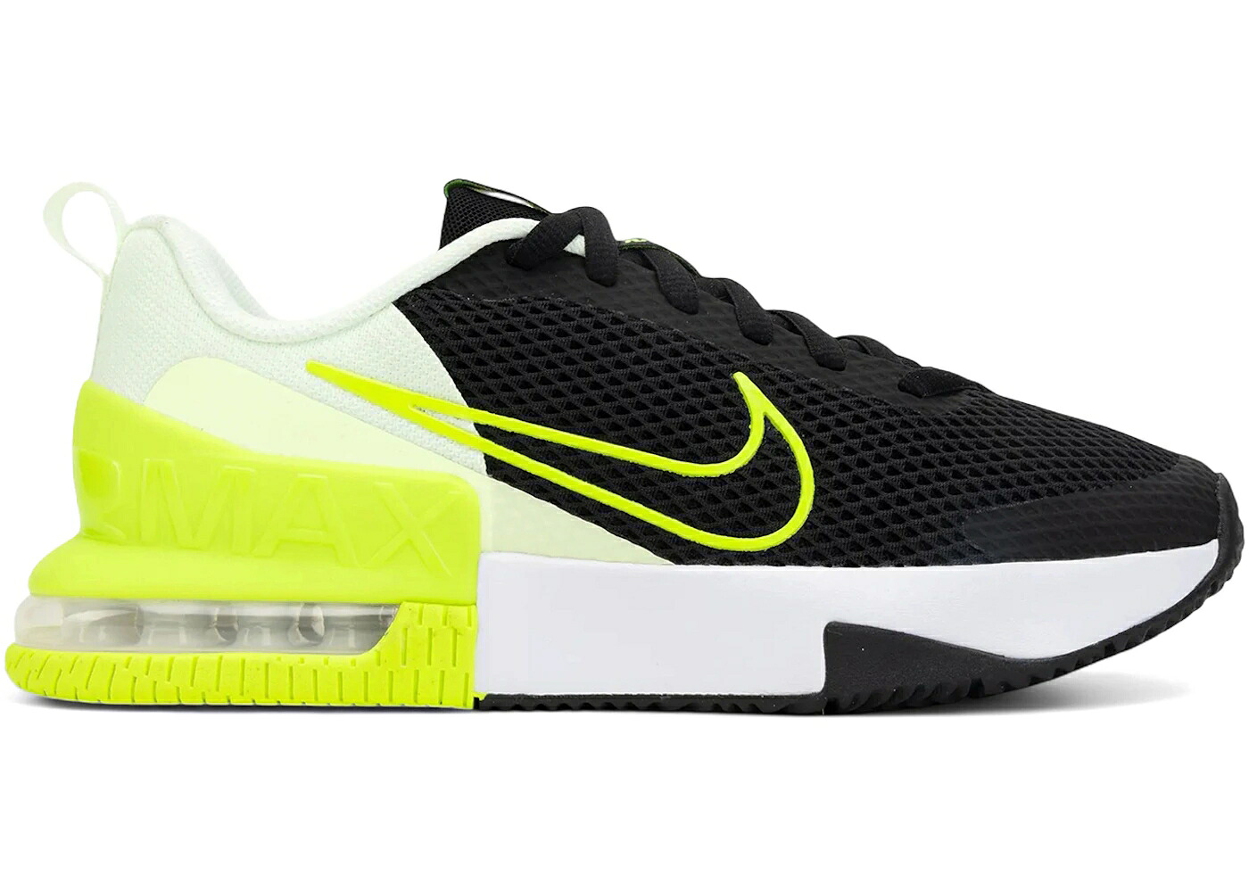ナイキ マックス アルファ トレーナー 黒色 ブラック エアマックス スニーカー メンズ NIKE AIR MAX ALPHA TRAINER 6 BLACK VOLT TINT / BLACK VOLT TINT BARELY VOLT VOLT｜スニケス