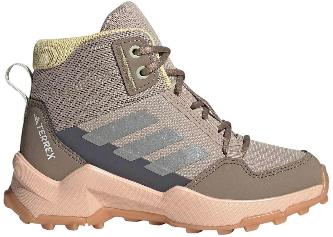 アディダス ミッド 銀色 シルバー ジュニア キッズ ADIDAS TERREX AX4R MID WONDER TAUPE ICE TANGERINE (GS) / WONDER TAUPE REFLECTIVE SILVER ベビー マタニティ スニーカー｜スニケス
