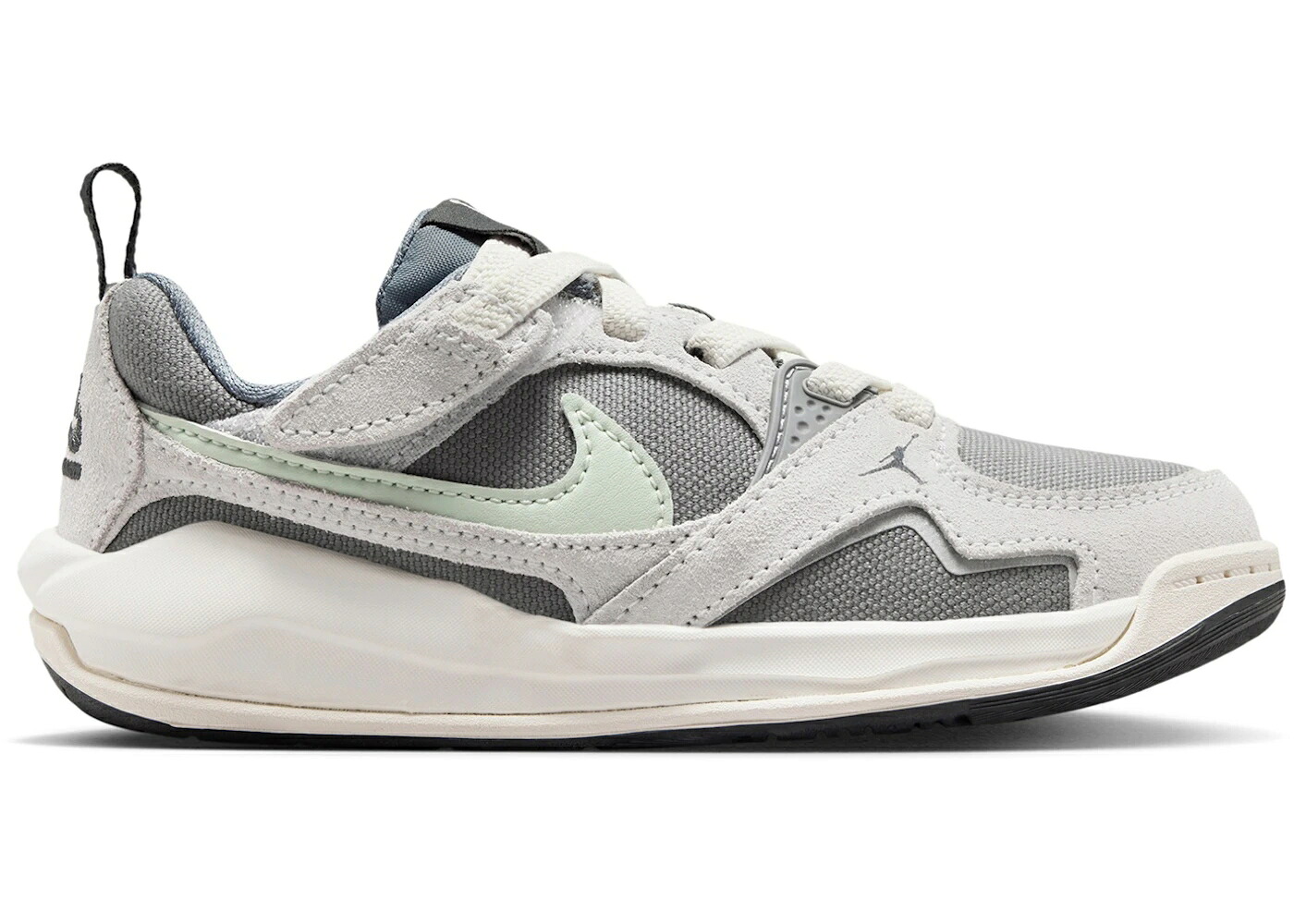 ナイキ ジョーダン クール 灰色 グレー 翡翠 ジェード オーラ ジュニア キッズ JORDAN CMFT ERA COOL GREY IRIS WHISPER JADE AURA (PS) / COOL GREY IRIS WHISPER ベビー マタニティ スニーカー｜スニケス