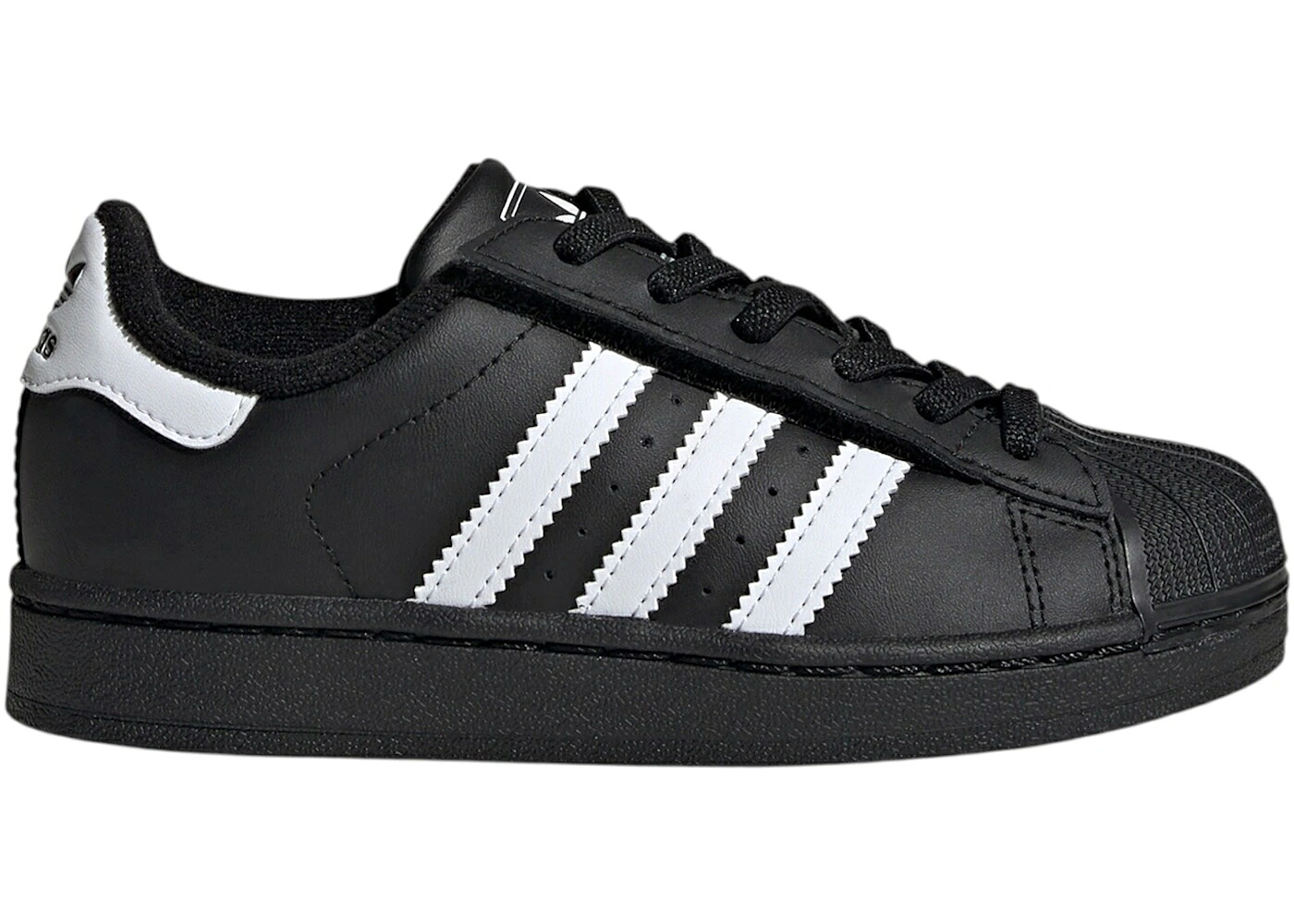 アディダス はやりっ児 黒いこと 黒いこと 白いこと 白いこと 中核グループ お坊っちゃん キッズ ADIDAS SUPERSTAR II CF EL BLACK WHITE (なおなお書き) / CORE BLACK CLOUD WHITE CORE もの言う花 マタニティ スニーカー