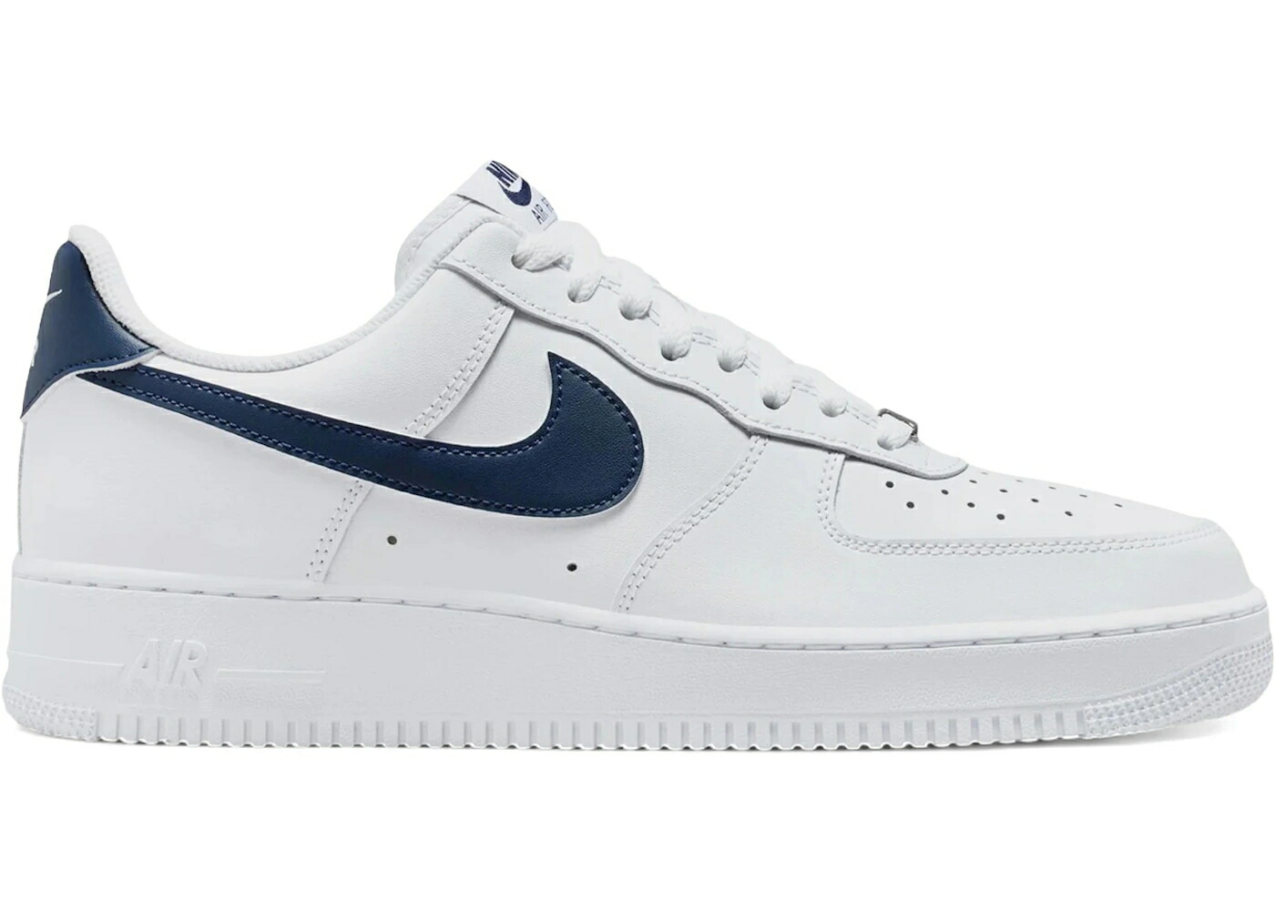 ナイキ 白いこと 白いこと 分科大学 紺色 米国海軍 空軍 \u002707 スニーカー メンズ NIKE AIR FORCE 1 LOW WHITE COLLEGE NAVY / WHITE COLLEGE NAVY