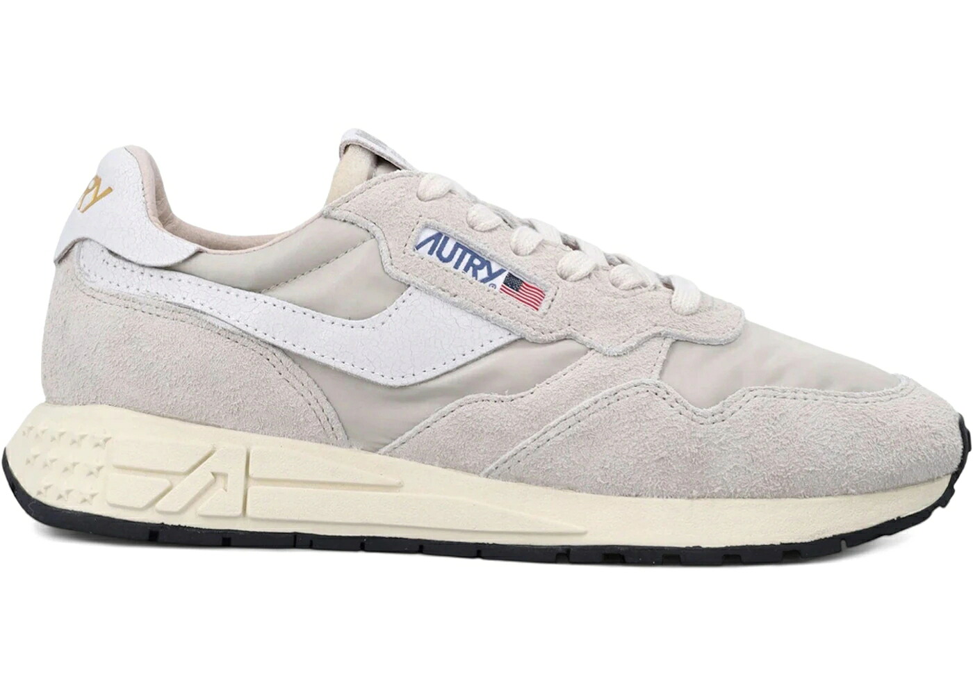 白色 ホワイト スニーカー メンズ AUTRY REELWIND LOW WHITE PELICAN / WHITE PELICAN｜スニケス