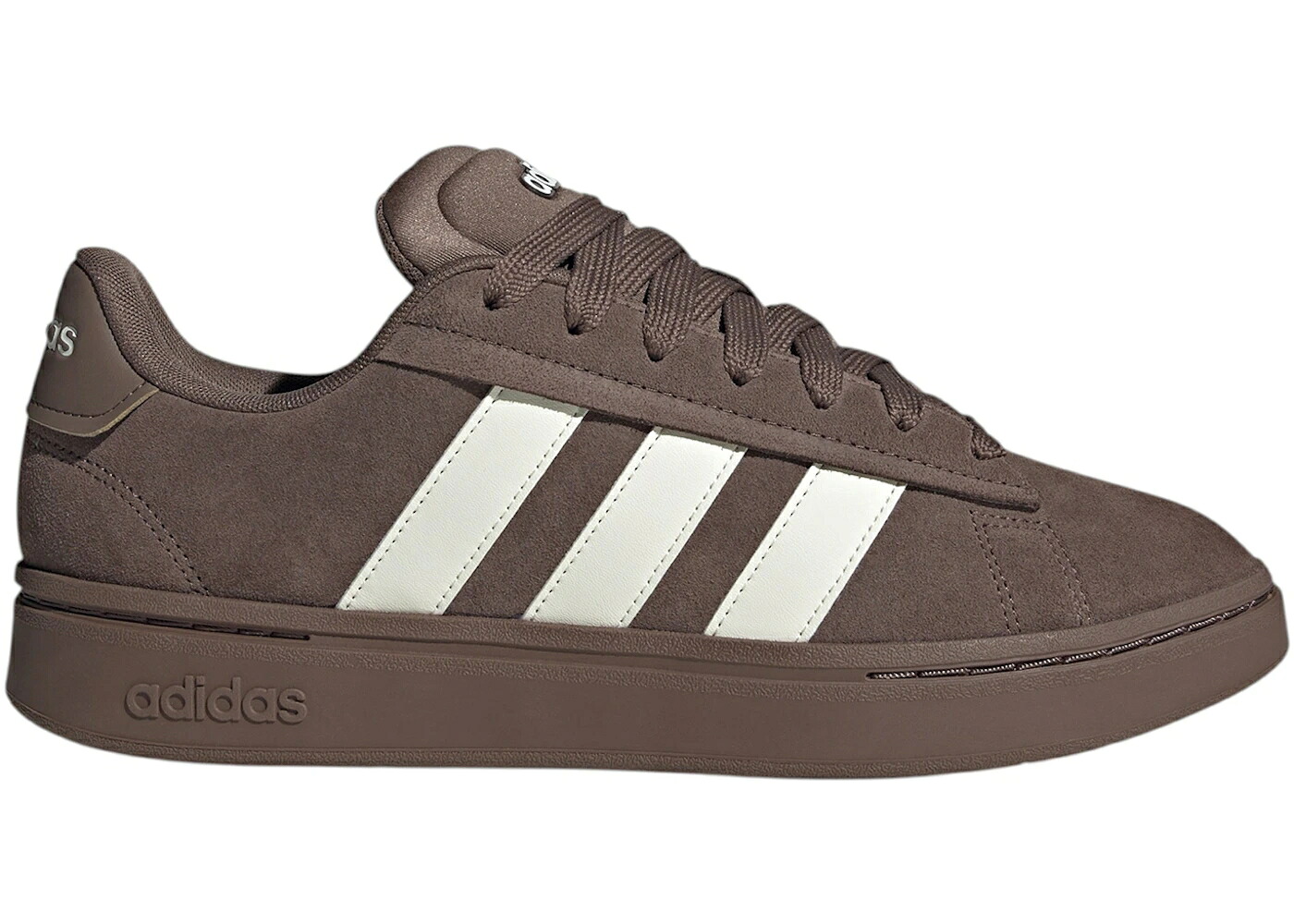 アディダス 地べた 厚地の外套 アルファ 白いこと 白いこと スニーカー メンズ ADIDAS GRAND COURT ALPHA EARTH STRATA OFF WHITE / EARTH STRATA OFF WHITE EARTH