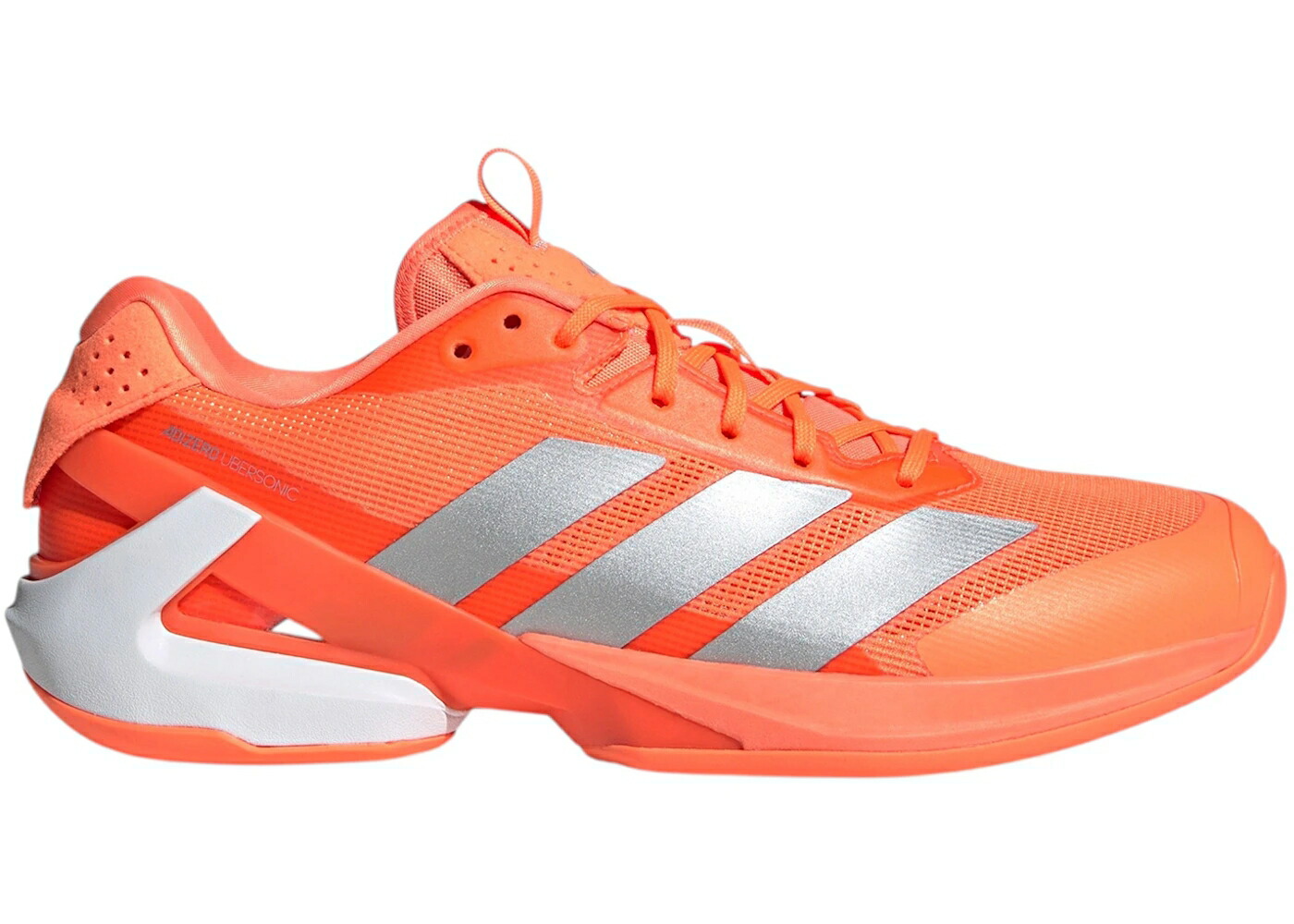 アディダス アディゼロ 橙 オレンジ色 しろがね色 しろがね色 スニーカー メンズ ADIDAS ADIZERO UBERSONIC 5 LUCID ORANGE SILVER METALLIC / LUCID ORANGE SILVER METALLIC