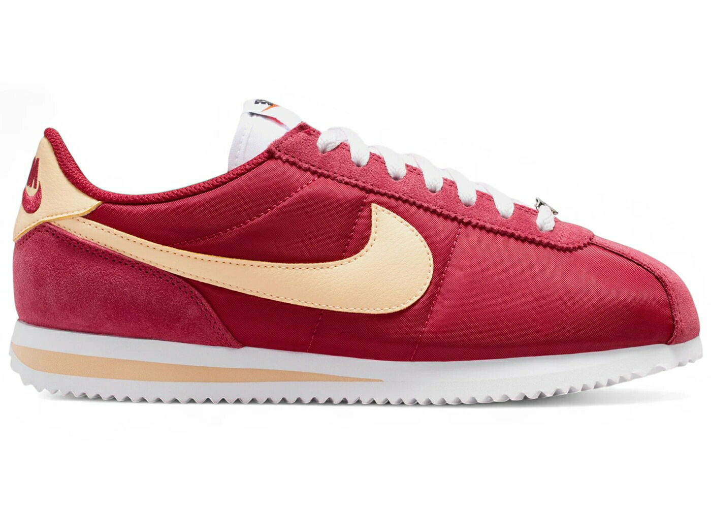 ナイキ コルテッツ 野球クラブ クリムゾン 白いこと 白いこと スニーカー レディース NIKE CORTEZ TEXTILE TEAM CRIMSON WHITE PEACH / TEAM CRIMSON ICE PEACH WHITE