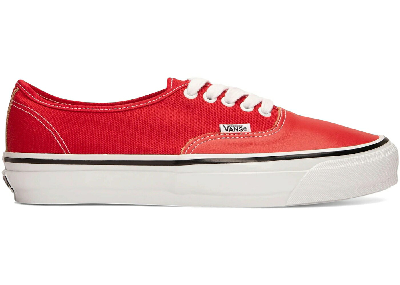 ヴァンズ バンズ オーセンティック 赤 レッド スニーカー メンズ VANS OTW AUTHENTIC 44 SIPED VIBRAM RACING RED / RACING RED|スニケス