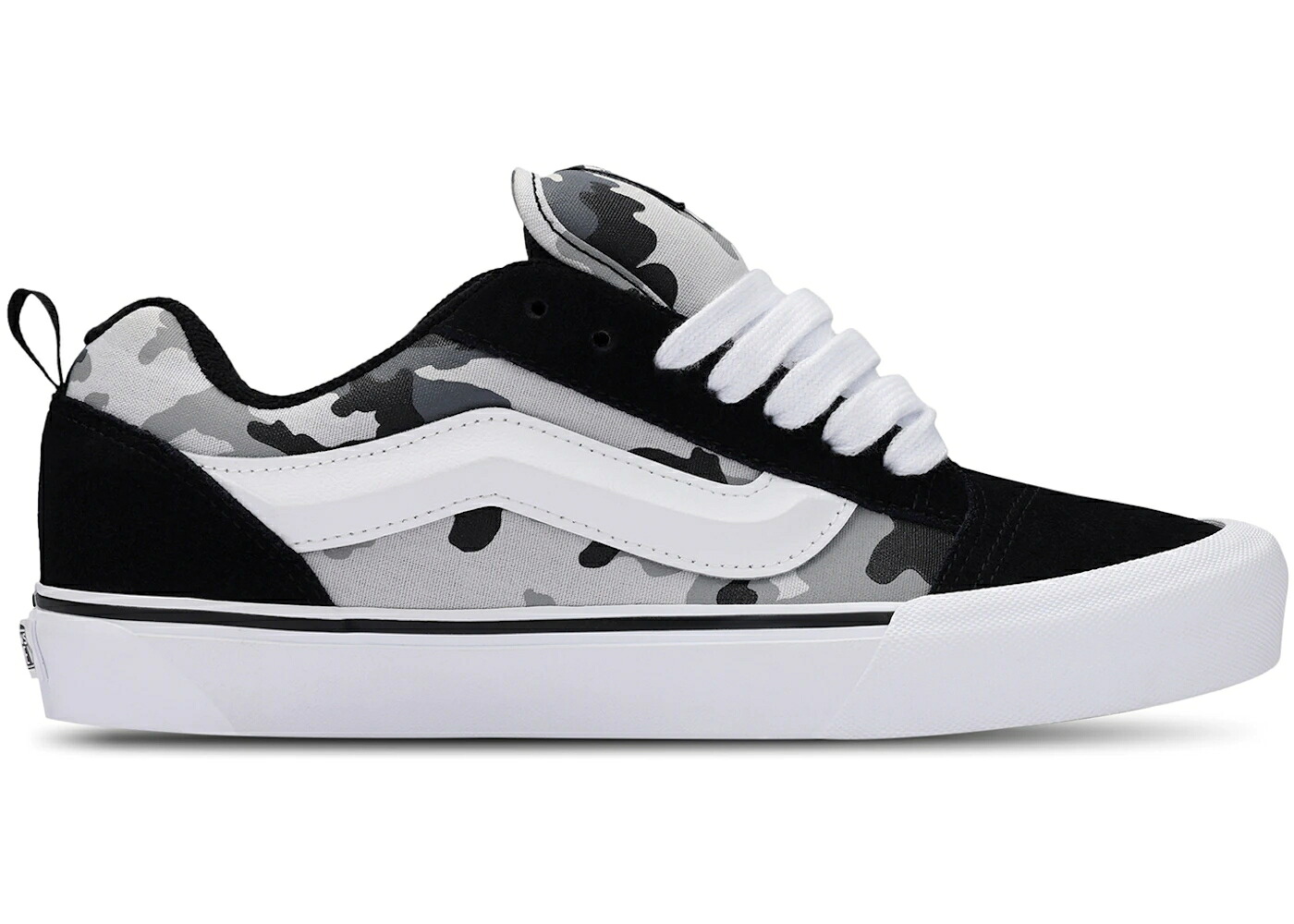 ヴァンズ バンズ 黒いこと 黒いこと 白いこと 白いこと 家鴨柄 スニーカー メンズ VANS KNU SKOOL BLACK WHITE CAMO / BLACK WHITE