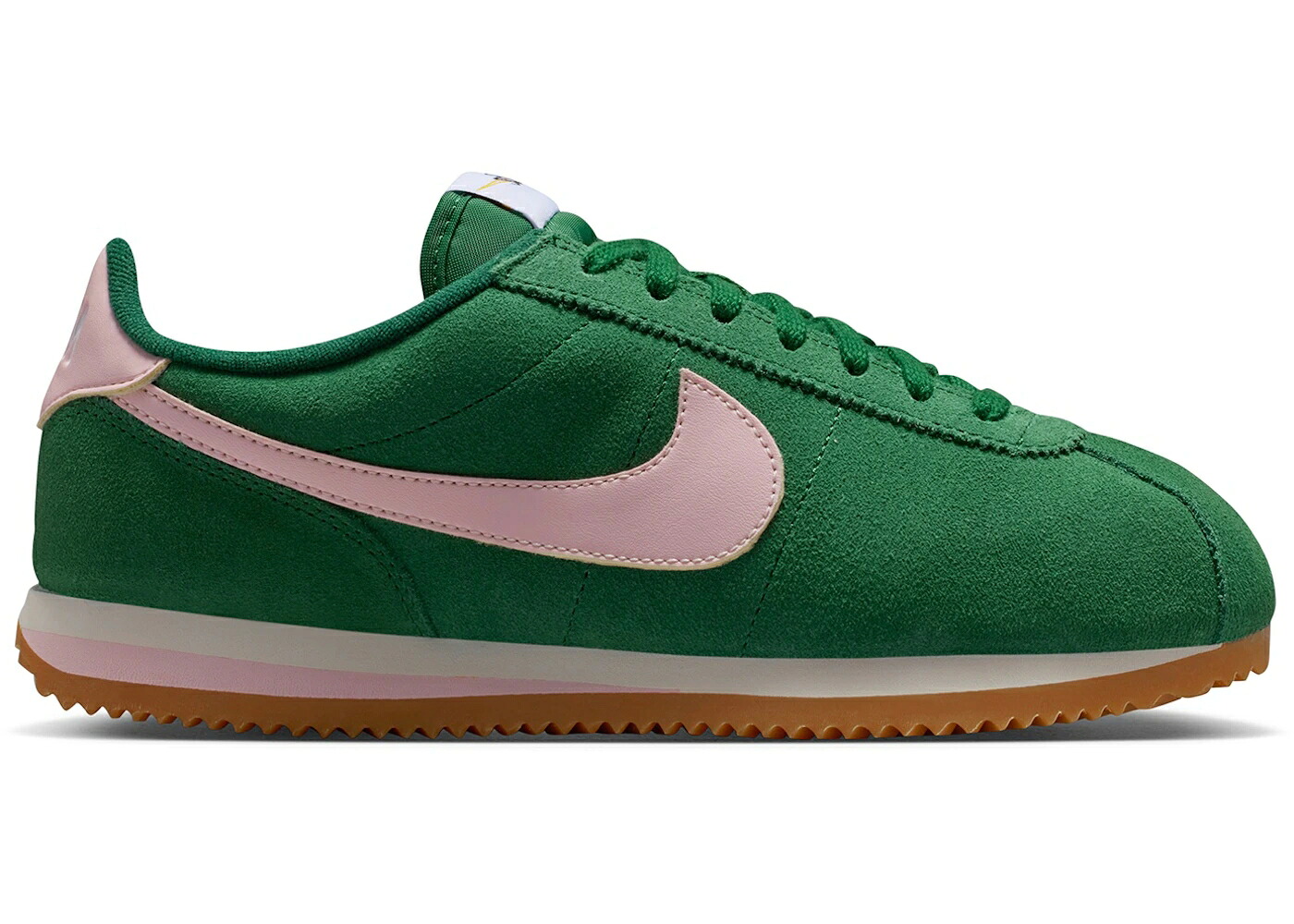 ナイキ コルテッツ 緑 グリーン ピンク 茶色 ブラウン WOMEN'S スニーカー レディース NIKE CORTEZ SPORT GREEN PINK FOAM GUM (WOMEN'S) / SPORT GREEN SAIL GUM LIGHT BROWN｜スニケス