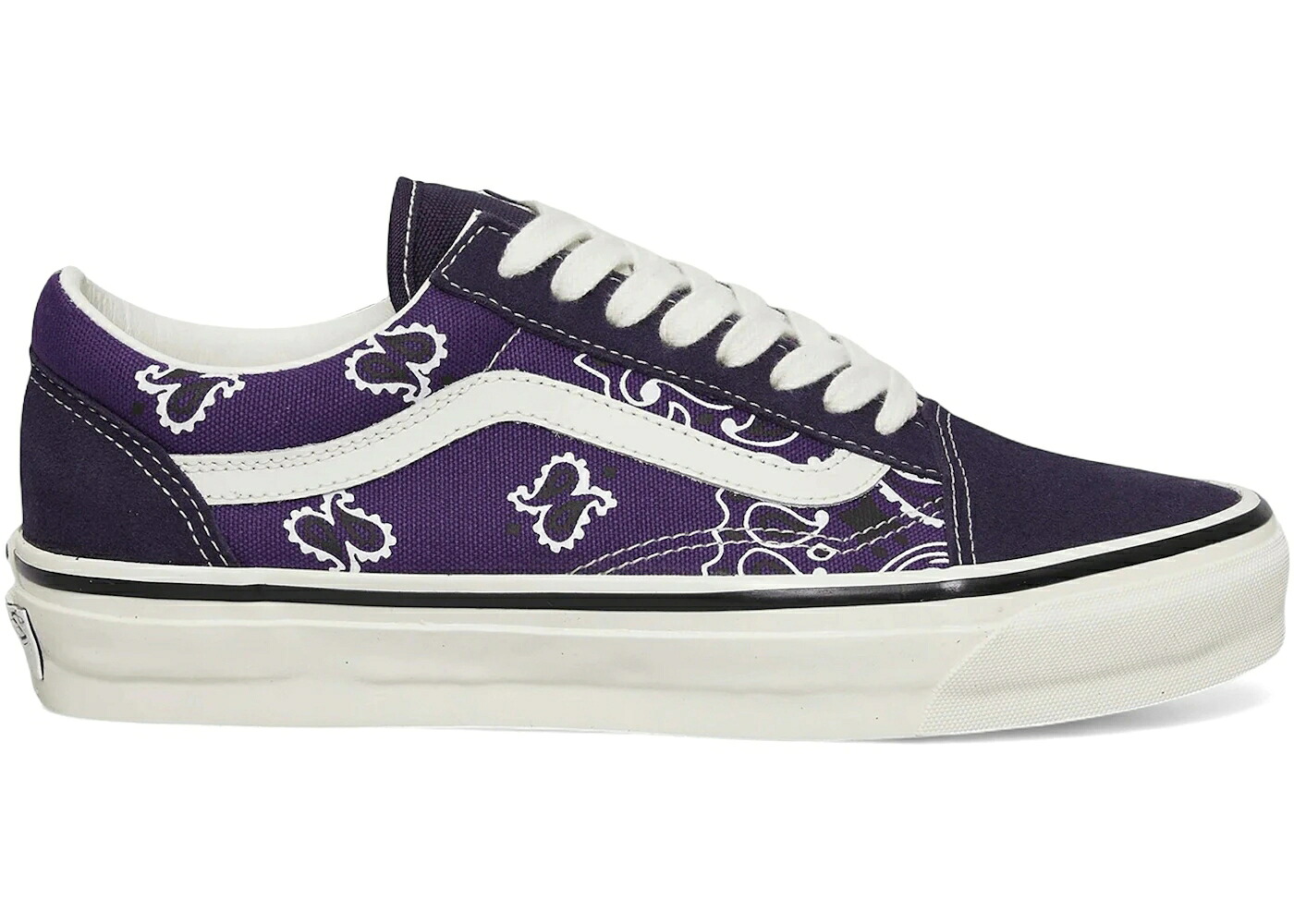 ヴァンズ バンズ 紫 パープル 年寄りの学院 スニーカー メンズ VANS LX OLD SKOOL BANDANA PURPLE /
