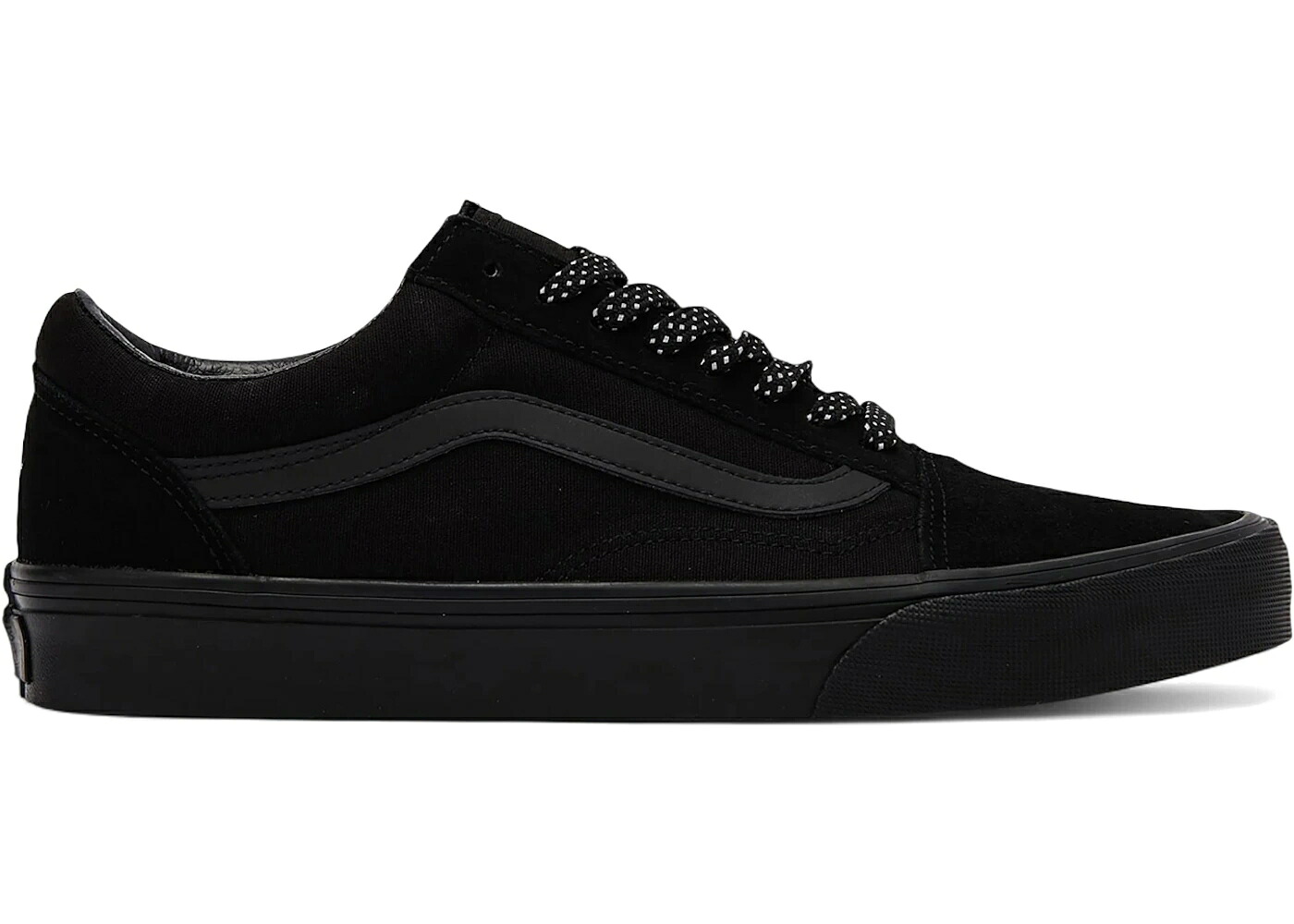 ヴァンズ バンズ 黒いこと 黒いこと 年寄りの学院 スニーカー メンズ VANS OLD SKOOL BLACK REFLECTIVE /