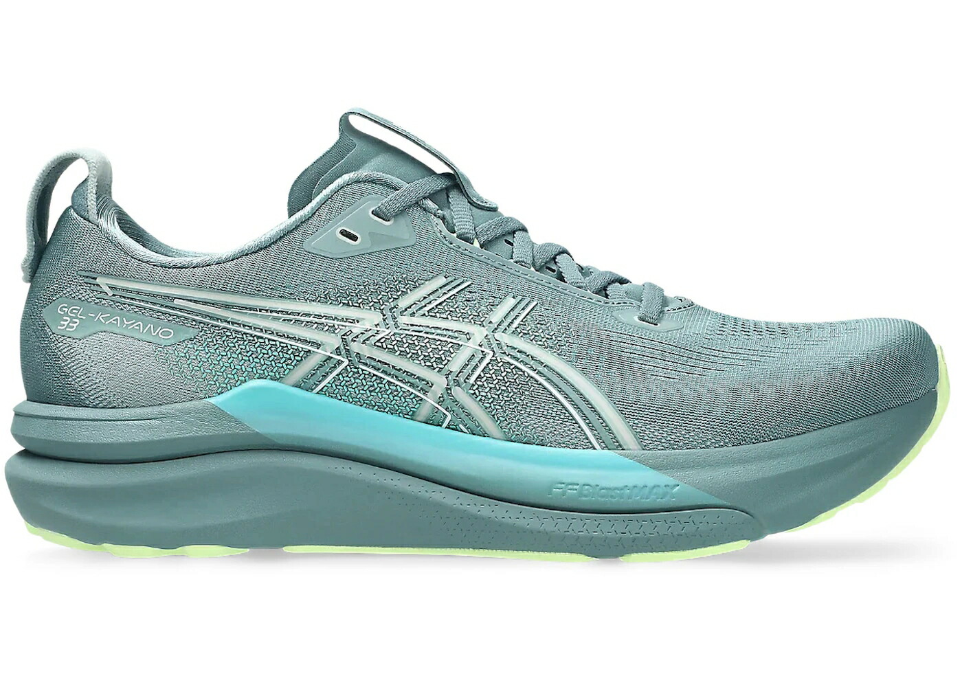 アシックス 黄味がかった 黄色 スニーカー メンズ ASICS GEL-KAYANO 33 FOGGY TEAL ILLUMINATE YELLOW / FOGGY TEAL ILLUMINATE YELLOW