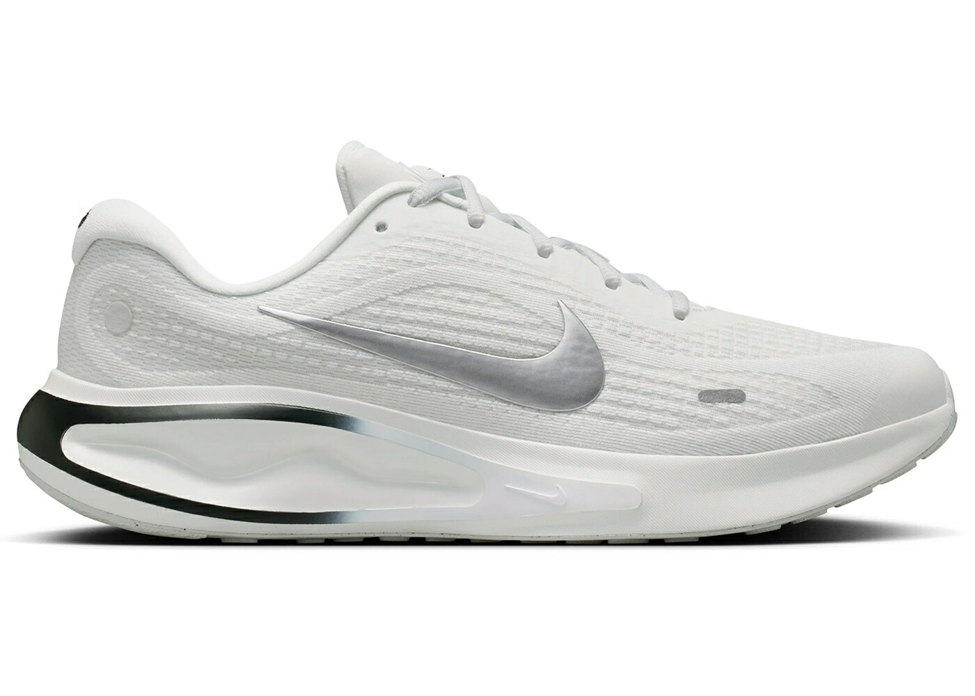 ナイキ 幽客 白いこと 白いこと 黒いこと 黒いこと しろがね色 しろがね色 スニーカー メンズ NIKE JOURNEY RUN SUMMIT WHITE BLACK SILVER / SUMMIT WHITE BLACK WHITE