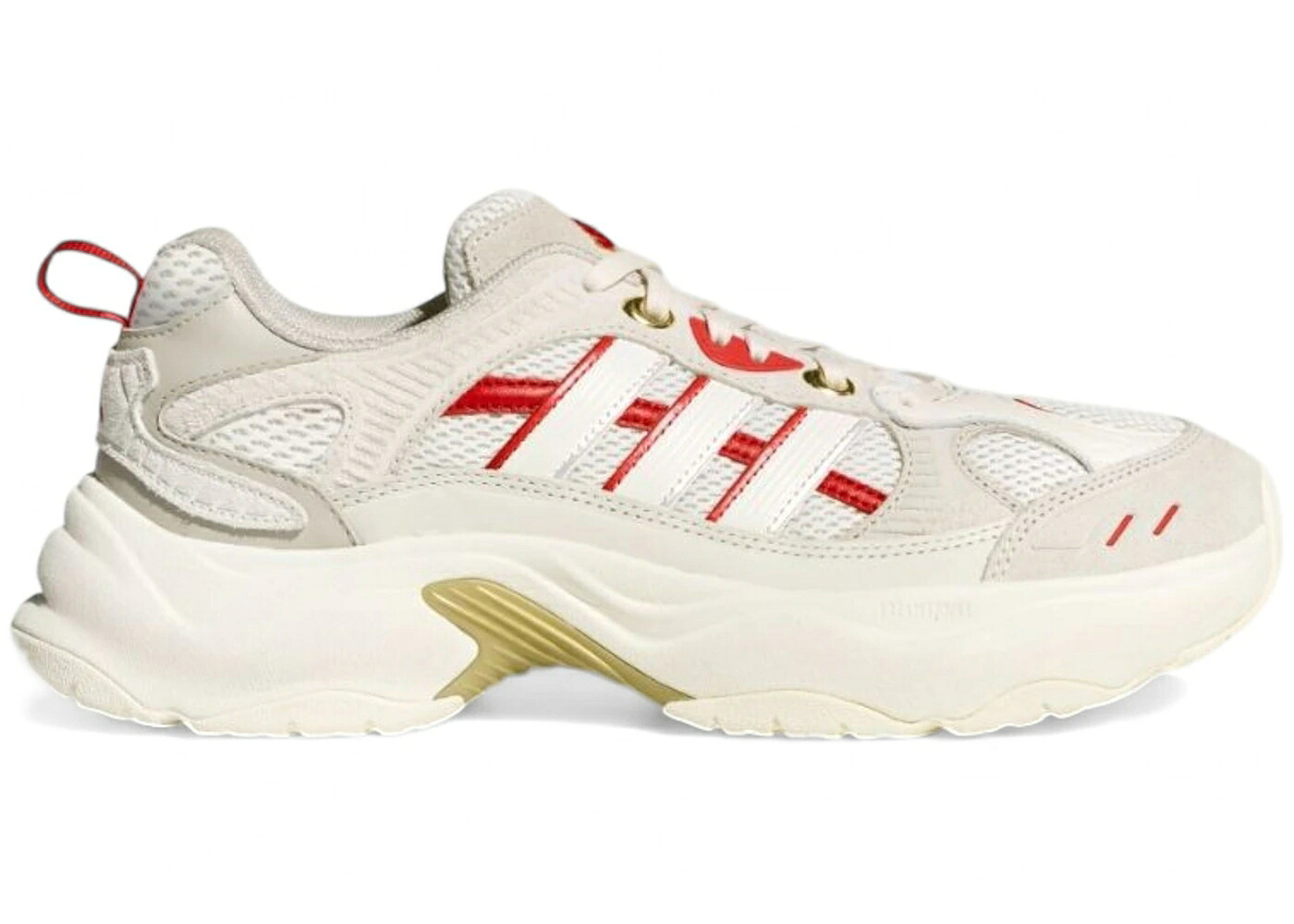 アディダス 白いこと 白いこと 中核グループ ベージュ スニーカー メンズ ADIDAS XLG FIN PULSE CHINESE NEW YEAR / OFF WHITE CORE WHITE BEIGE