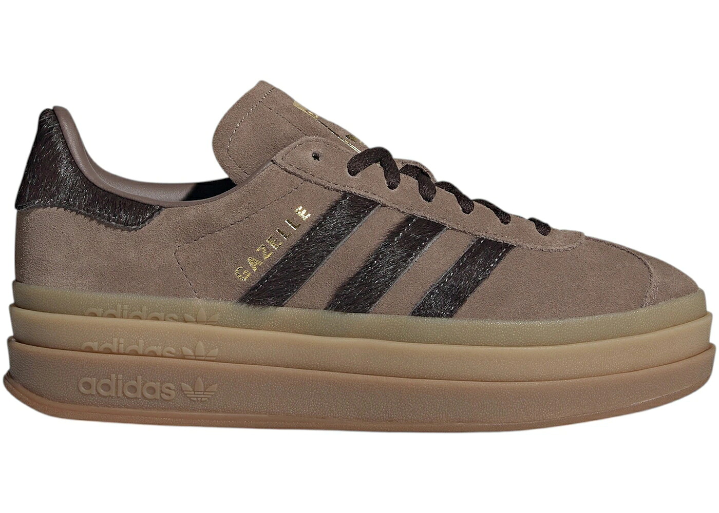 アディダス ガゼル ゴールド WOMEN\u0027S スニーカー レディース ADIDAS GAZELLE BOLD EARTH STRATA AURORA COFFEE (WOMEN\u0027S) / EARTH STRATA AURORA COFFEE GOLD
