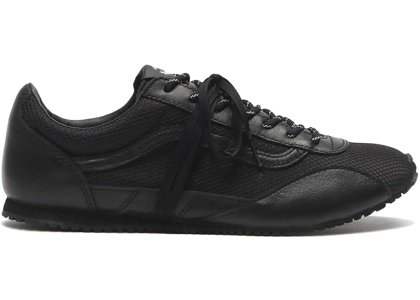 ヴァンズ バンズ 割り増し金 調教師 黒いこと 黒いこと スニーカー メンズ VANS PREMIUM SUPER LOWPRO TRAINER MARATHON BLACK / MARATHON BLACK