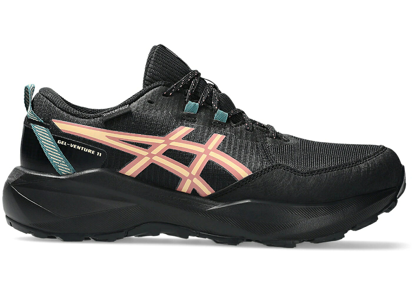 アシックス 黒いこと 黒いこと WOMEN\u0027S スニーカー レディース ASICS GEL-VENTURE 11 WATERPROOF BLACK APRICOT CRUSH (WOMEN\u0027S) / BLACK APRICOT CRUSH