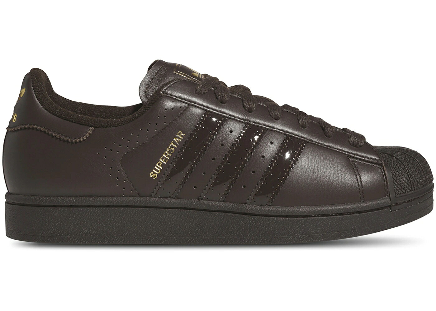 アディダス はやりっ児 ゴールド スニーカー メンズ ADIDAS SUPERSTAR II AURORA COFFEE / AURORA COFFEE AURORA COFFEE GOLD