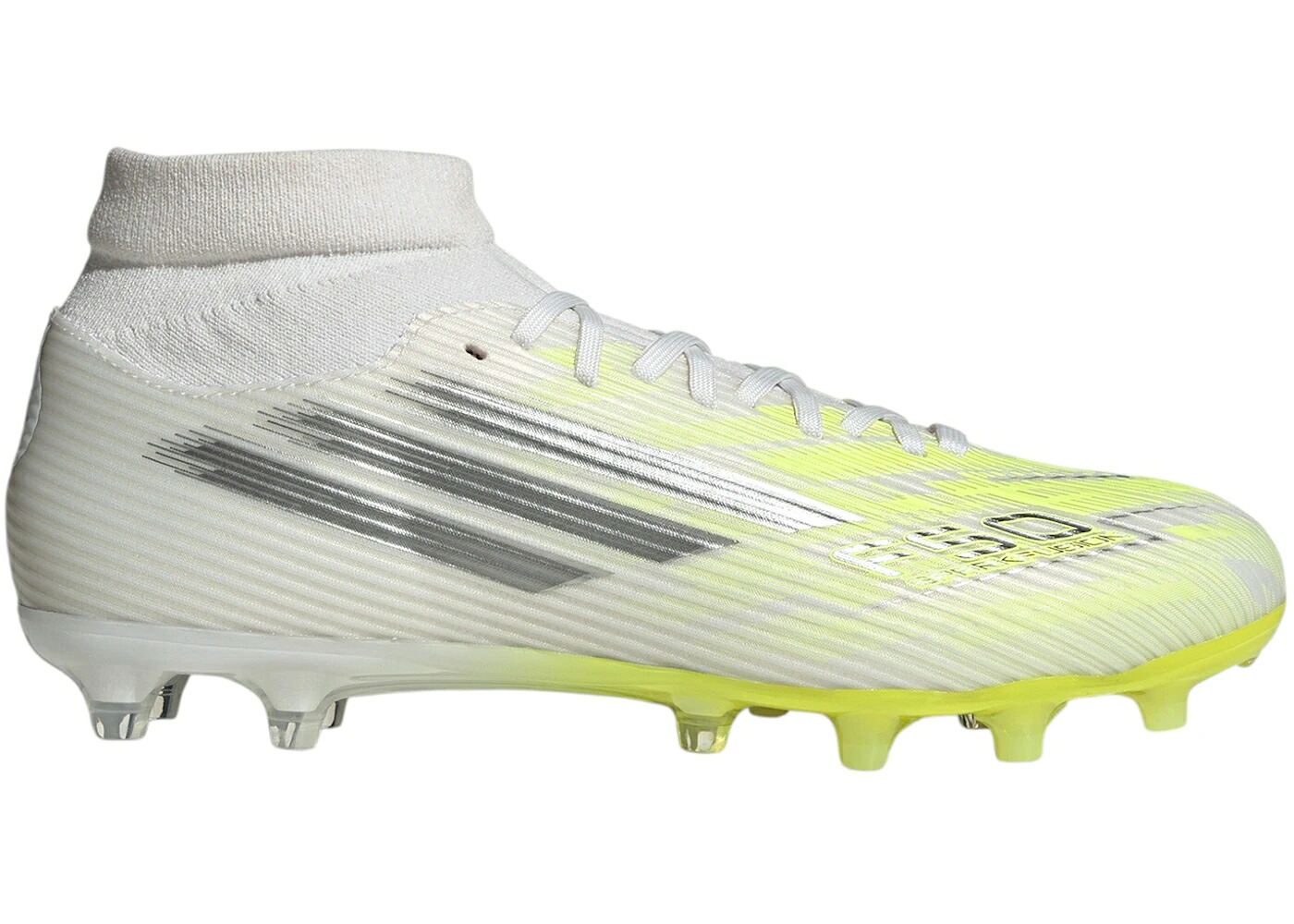 アディダス ミッド 白色 ホワイト WOMEN'S スニーカー レディース ADIDAS F50 SPARKFUSION LEAGUE MID CUT FG/AG BORN FOR GOALS PACK (WOMEN'S) / CLOUD WHITE IRON METALLIC HI RES|スニケス