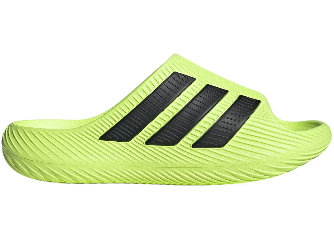 アディダス 黄味がかった 黄色 黒いこと 黒いこと 中核グループ スニーカー メンズ ADIDAS PURECHILL SLIDES HI-RES YELLOW BLACK / HI RES YELLOW CORE BLACK CORE