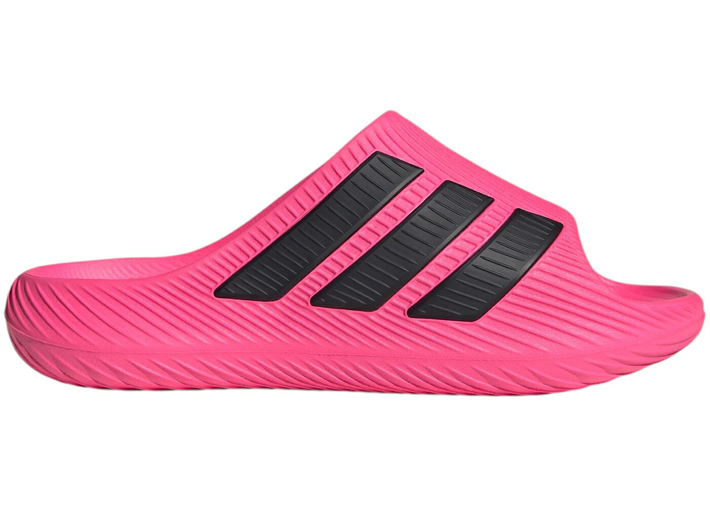 アディダス サクラ色 黒いこと 黒いこと 中核グループ スニーカー メンズ ADIDAS PURECHILL SLIDES LUCID PINK BLACK / LUCID PINK CORE BLACK CORE BLACK