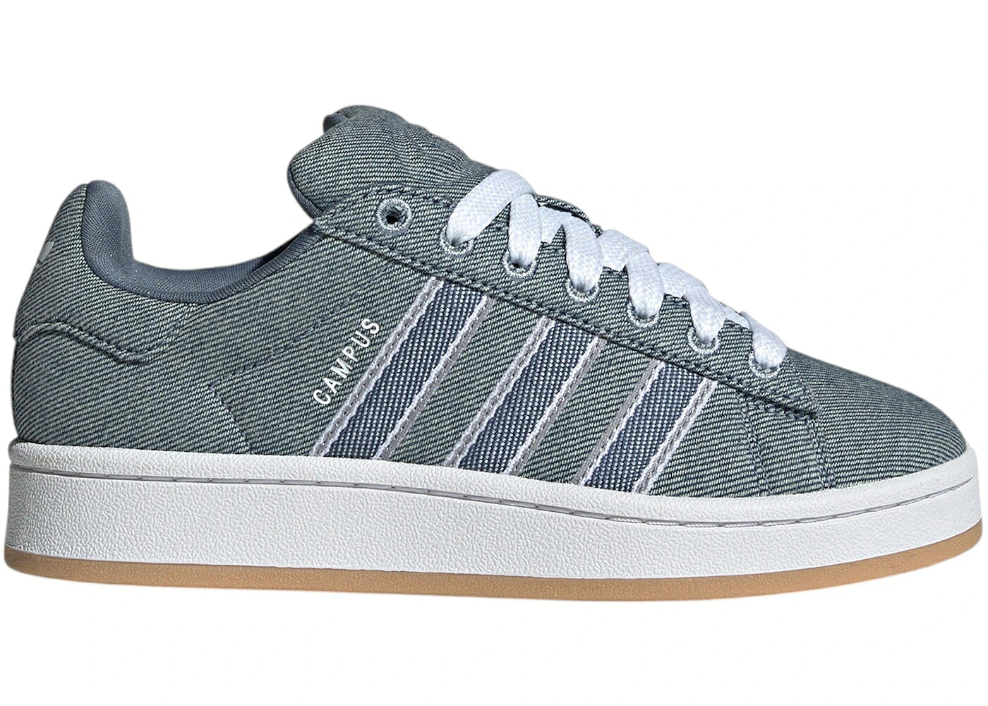 アディダス キャンパス デニム 青色 ブルー 白色 ホワイト ジュニア キッズ ADIDAS CAMPUS 00S DENIM BLUE WHITE (GS) / SUPPLIER COLOUR CLOUD WHITE ベビー マタニティ スニーカー｜スニケス