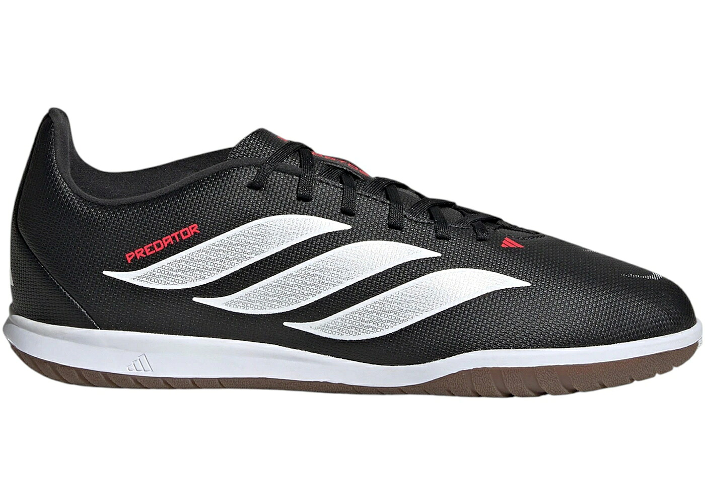アディダス プレデター クラブ コア 黒色 ブラック 白色 ホワイト 赤 レッド ジュニア キッズ ADIDAS PREDATOR CLUB SALA IC IMMORTAL DNA PACK (GS) / CORE BLACK CLOUD WHITE LUCID RED ベビー マタニティ スニ｜スニケス