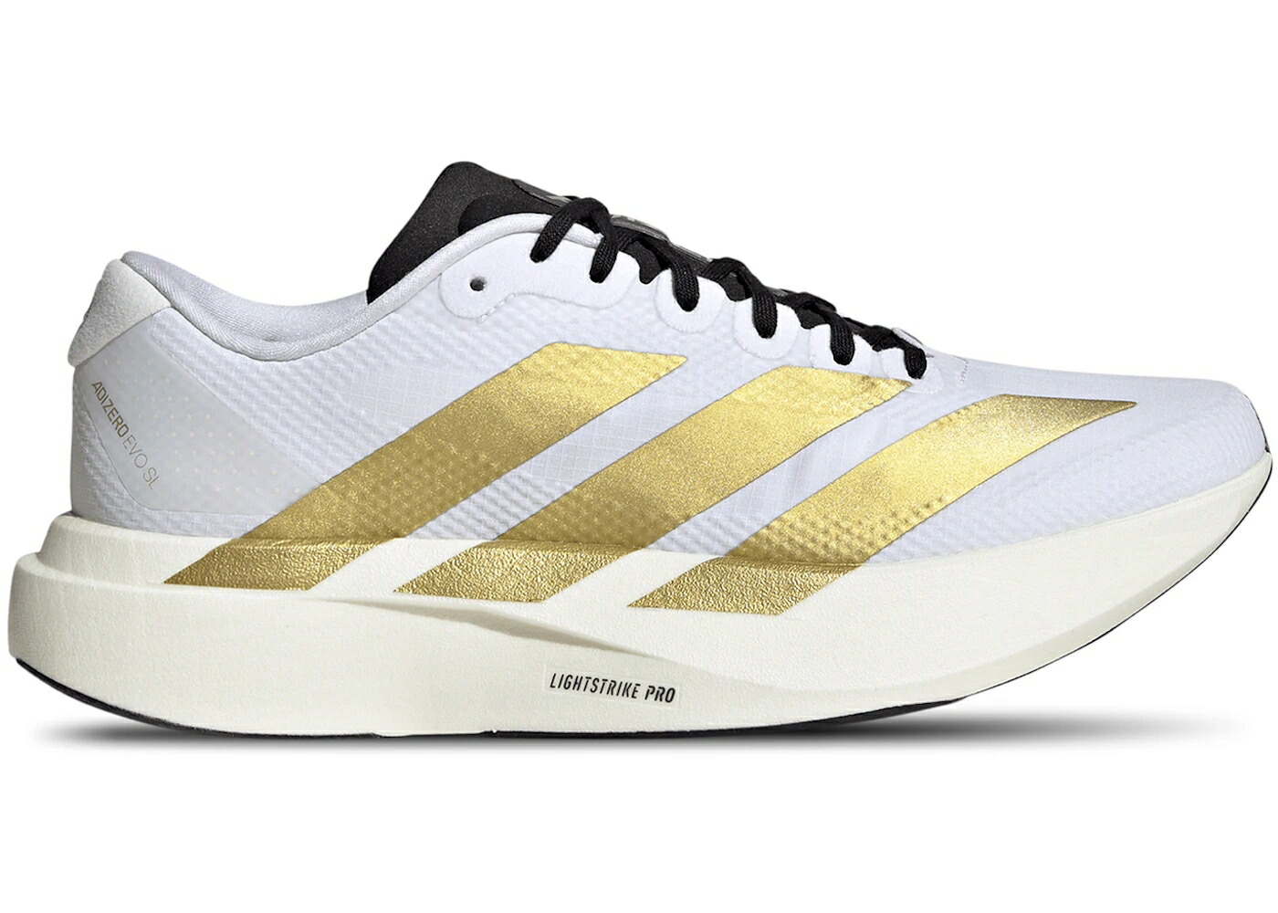 アディダス アディゼロ 白いこと 白いこと ゴールド 中核グループ WOMEN\u0027S スニーカー レディース ADIDAS ADIZERO EVO SL WHITE MATTE GOLD (WOMEN\u0027S) / CLOUD WHITE MATTE GOLD CORE