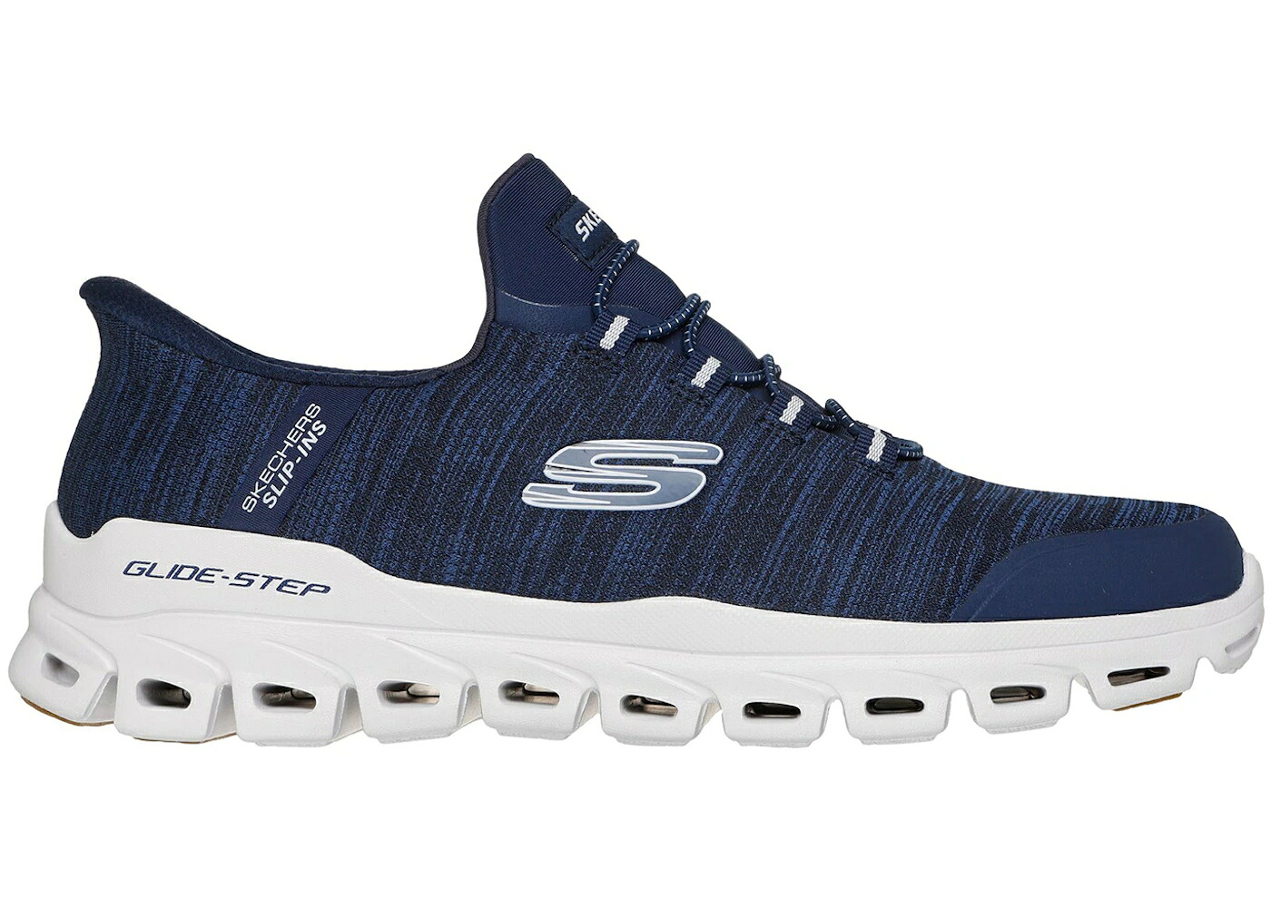 スケッチャーズ 紺色 米国海軍 スニーカー メンズ SKECHERS SLIP-INS GLIDE-STEP ZEFYR NAVY /
