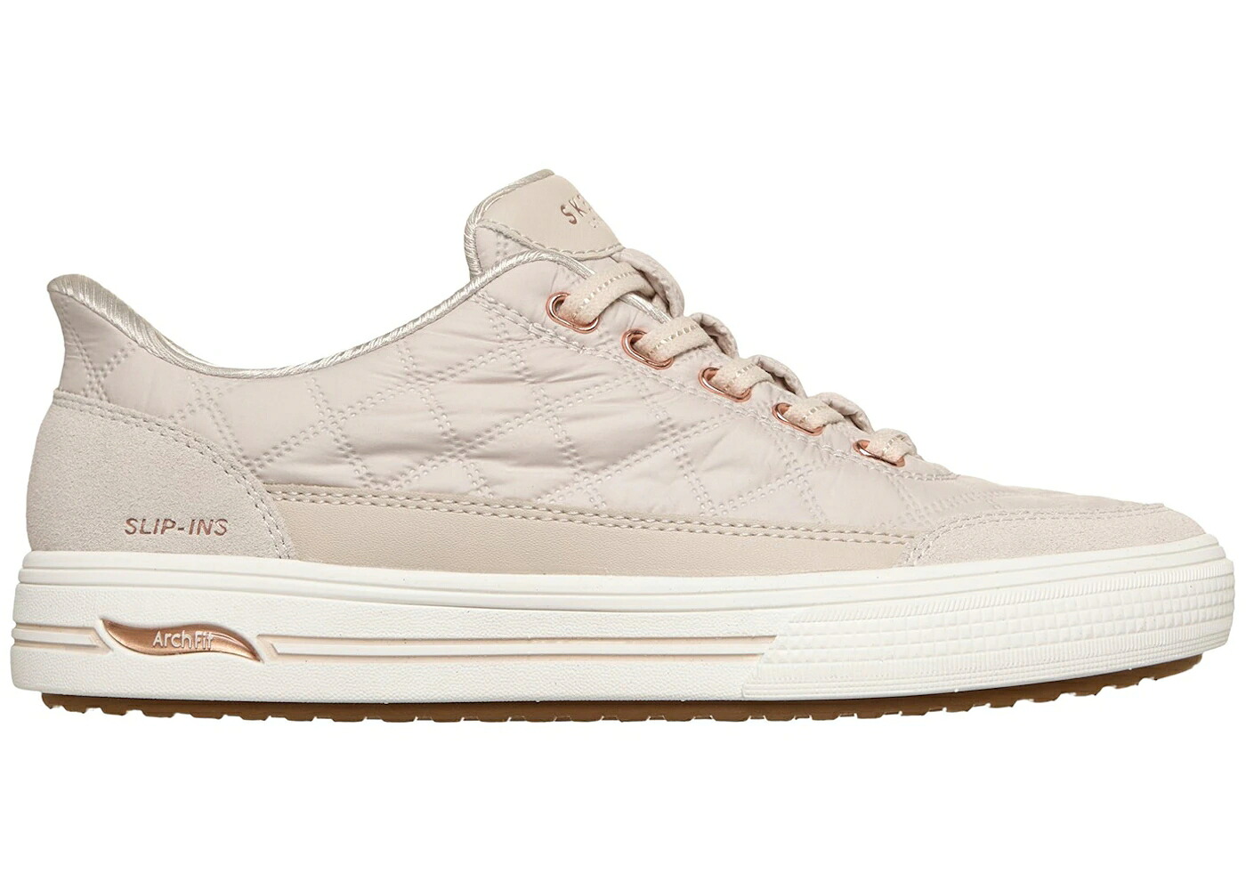 スケッチャーズ 白いこと 白いこと WOMEN\u0027S スニーカー レディース SKECHERS SLIP-INS ARCH FIT ARCADE COZY CUDDLE STEPS OFF WHITE (WOMEN\u0027S) / OFF WHITE