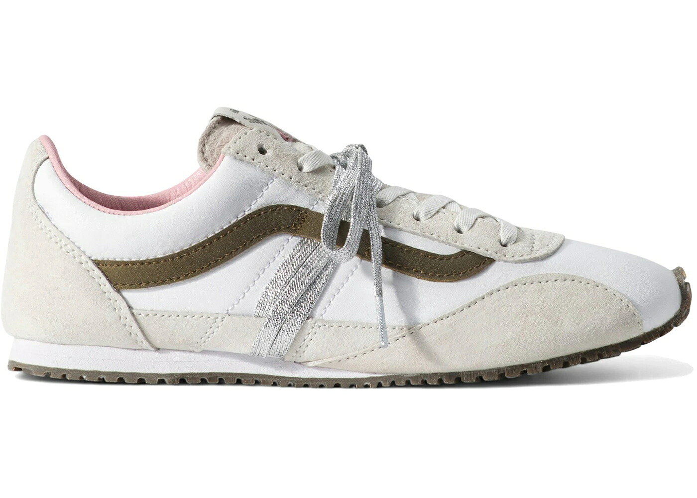 ヴァンズ バンズ プレミアム トレーナー 白色 ホワイト オリーブ 緑 グリーン スニーカー メンズ VANS PREMIUM SUPER LOWPRO TRAINER WHITE OLIVE GREEN /|スニケス