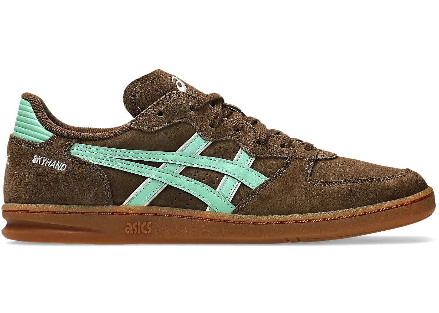 アシックス 赤銅色 赤銅色 緑 緑であること スニーカー メンズ ASICS SKYHAND OG BROWN STORM ICE GREEN / BROWN STORM ICE GREEN