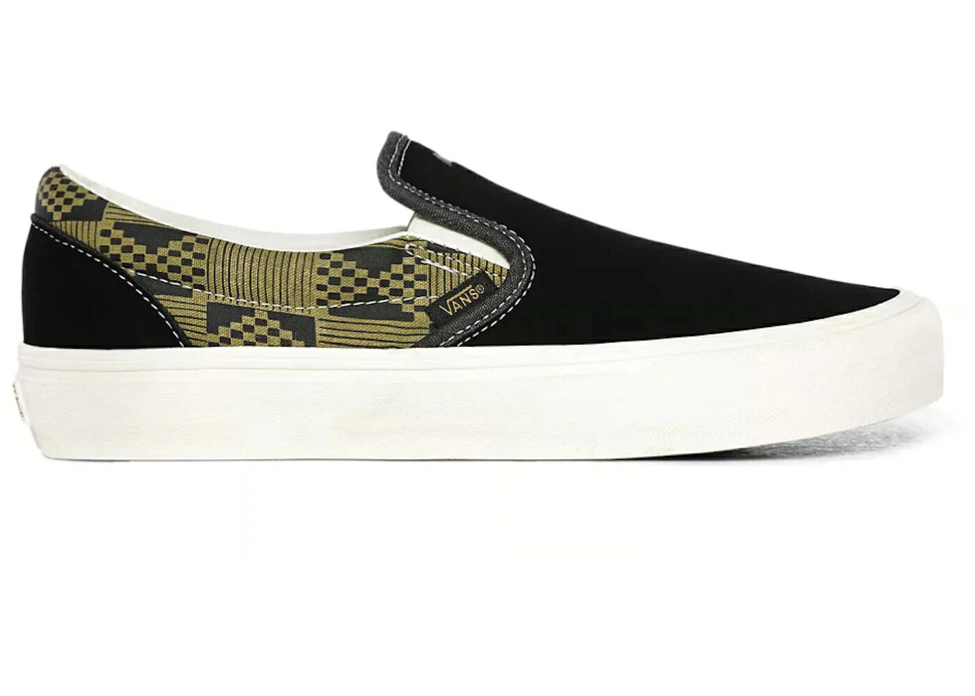 ヴァンズ バンズ 古典派音楽 スリッポン オリーブ 黒いこと 黒いこと スニーカー メンズ VANS CLASSIC SLIP-ON 空想科学小説 MICHAEL FEBRUARY OLIVE / BLACK OLIVE