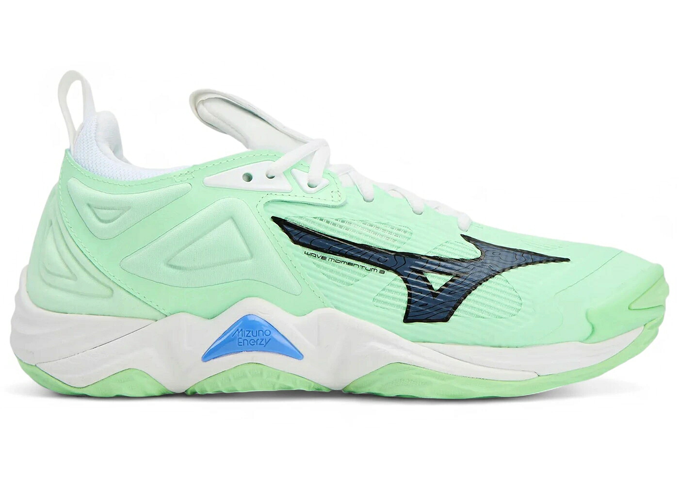 ミズノ 縮くれる ウェイブ ネオ 黒いこと 黒いこと 青碧 青碧 スニーカー メンズ MIZUNO WAVE MOMENTUM 3 NEO MINT BLACK FRONTIER BLUE / NEO MINT BLACK FRONTIER BLUE