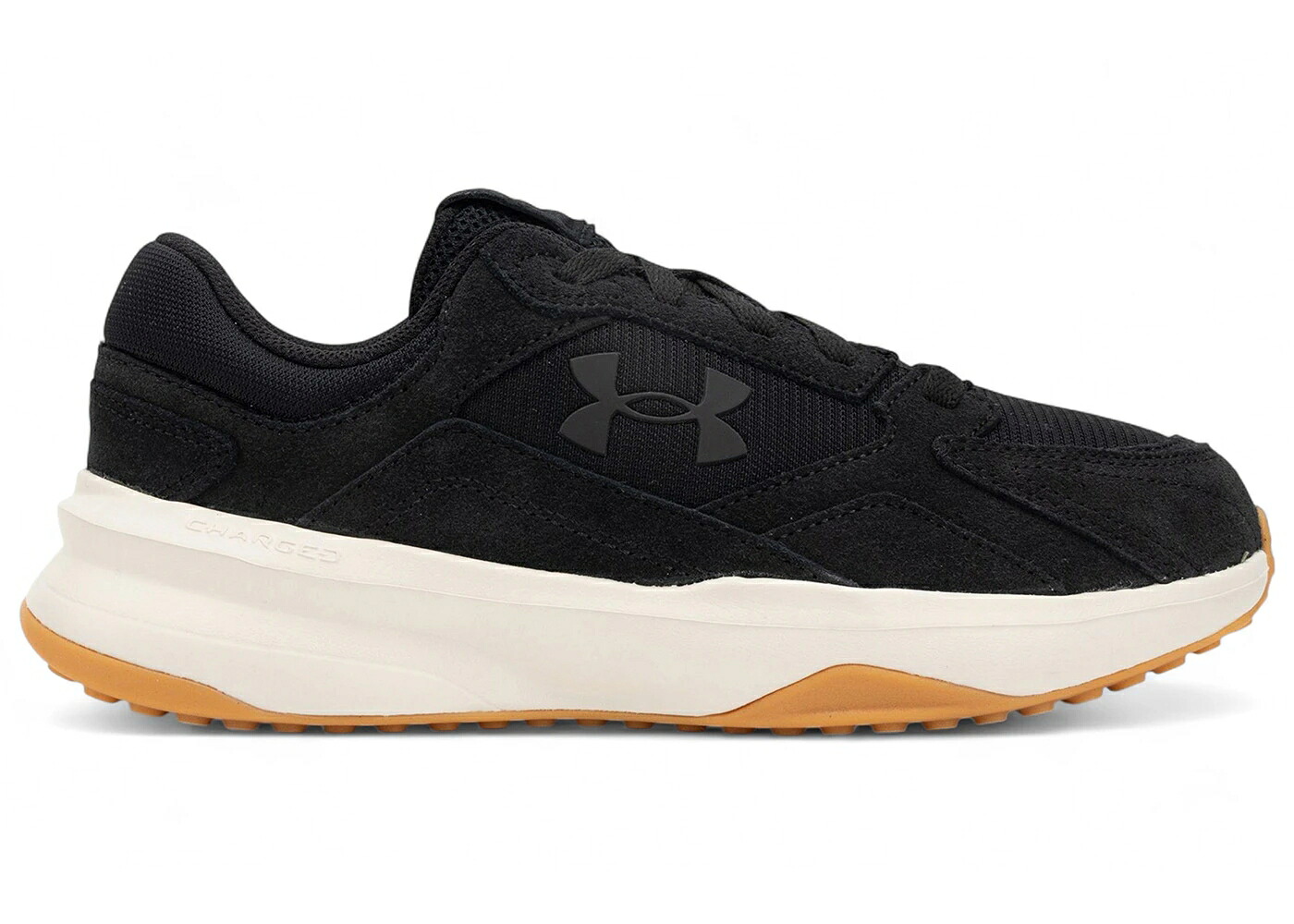 スエードクロス スウェード 黒いこと 黒いこと アンダーアーマー スニーカー メンズ UNDER ARMOUR UNDER ARMOUR EDGE SUEDE BLACK STONE / BLACK STONE BLACK