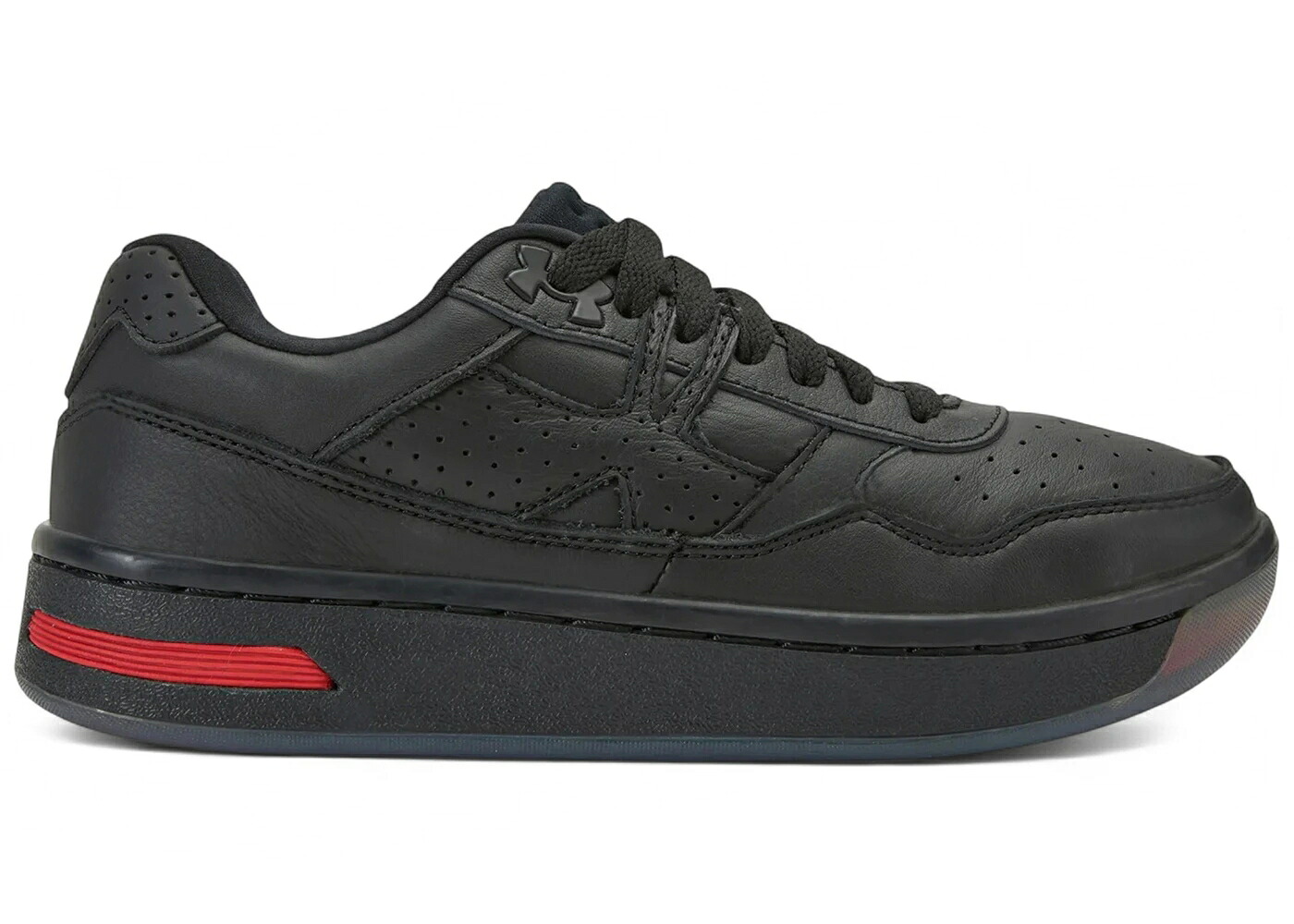 厚地の外套 黒いこと 黒いこと アンダーアーマー スニーカー メンズ UNDER ARMOUR UNDER ARMOUR UA COURT 96 TRIPLE BLACK / BLACK BLACK BLACK