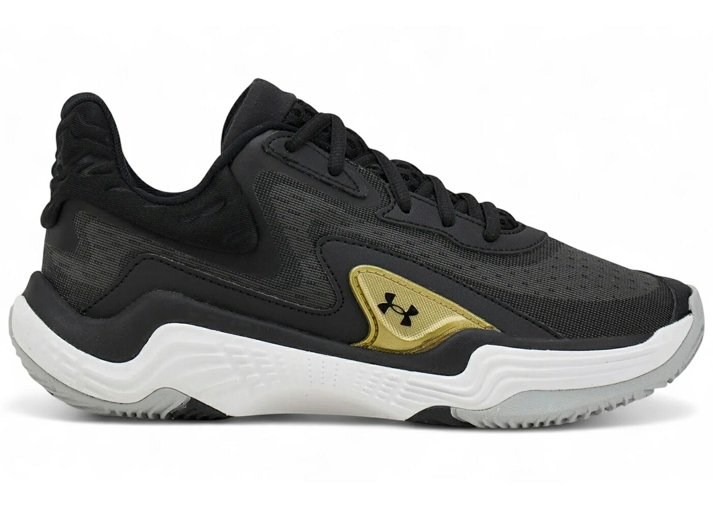 黒色 ブラック ゴールド アンダーアーマー スニーカー メンズ UNDER ARMOUR UNDER ARMOUR SPAWN 7 BLACK METALLIC GOLD / BLACK METALLIC GOLD BLACK|スニケス