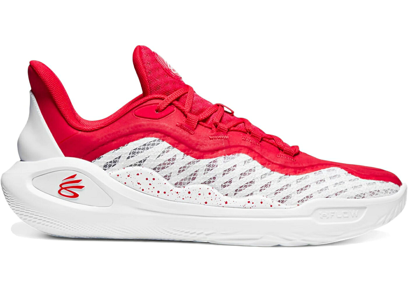 カリー 赤 レッド 白色 ホワイト アンダーアーマー スニーカー メンズ UNDER ARMOUR UNDER ARMOUR CURRY 11 TB RED WHITE / WHITE RED｜スニケス