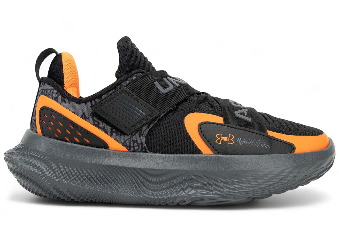 流出受け答え 黒いこと 黒いこと 橙 オレンジ色 アンダーアーマー スニーカー メンズ UNDER ARMOUR UNDER ARMOUR FLOW FUTR X 4 UAA BLACK CASTLEROCK BLAZE ORANGE / BLACK CASTLEROCK BLAZE ORANGE