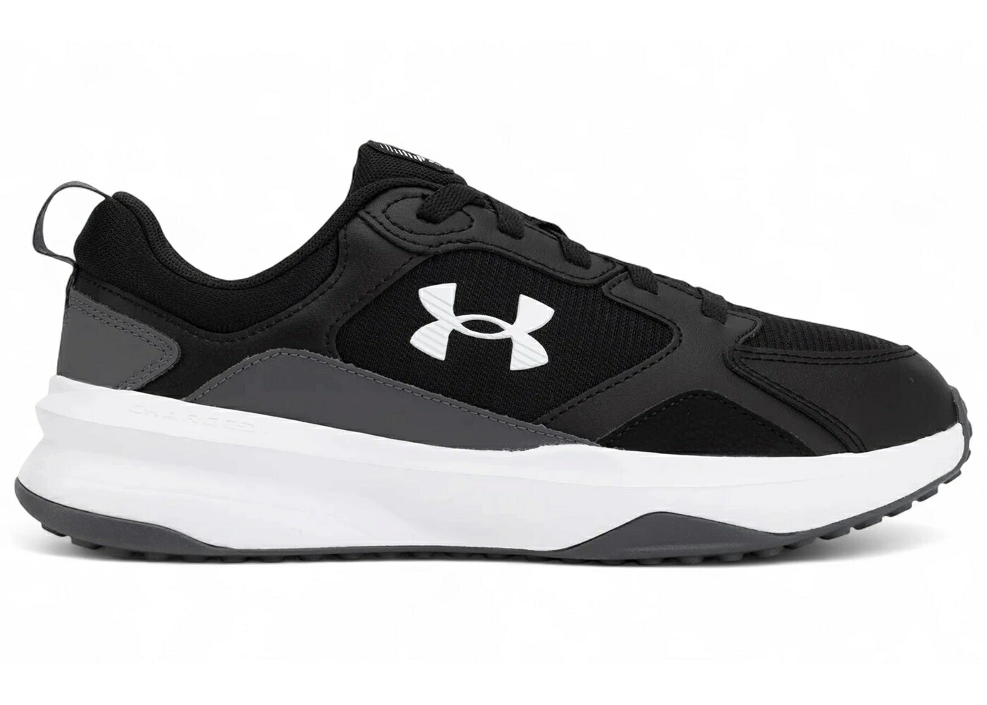 黒いこと 黒いこと 白いこと 白いこと アンダーアーマー スニーカー メンズ UNDER ARMOUR UNDER ARMOUR CHARGED EDGE BLACK CASTLEROCK WHITE / BLACK CASTLEROCK WHITE