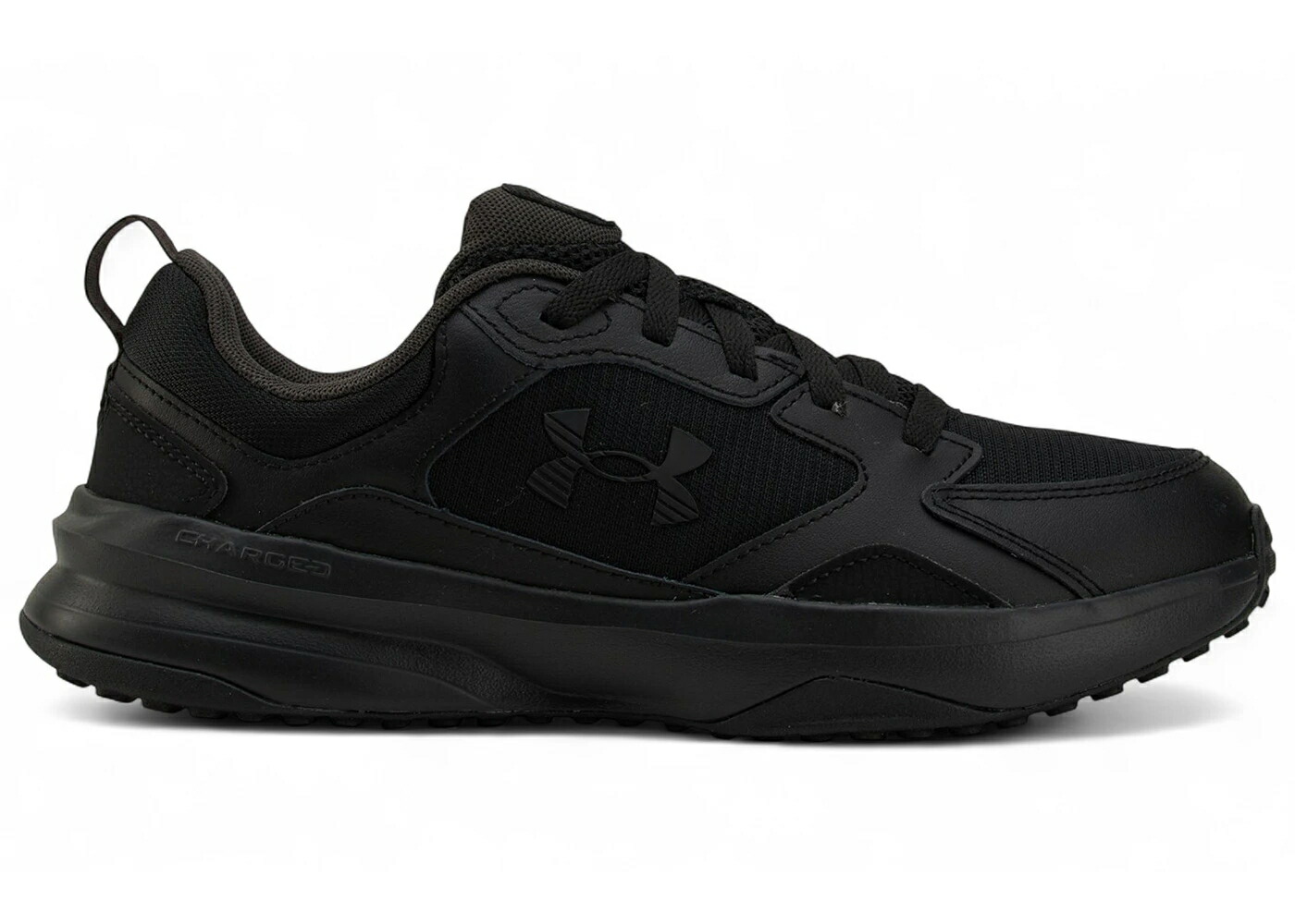 黒いこと 黒いこと アンダーアーマー スニーカー メンズ UNDER ARMOUR UNDER ARMOUR CHARGED EDGE TRIPLE BLACK / BLACK BLACK BLACK