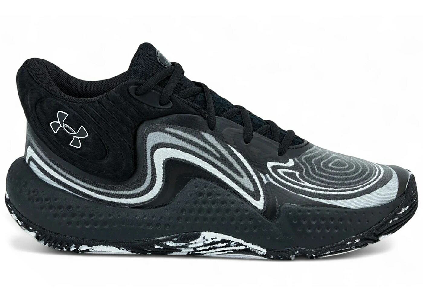 ミッド 黒いこと 黒いこと 薄墨色 薄墨色 アンダーアーマー スニーカー メンズ UNDER ARMOUR UNDER ARMOUR SPAWN 6 MID BLACK DISTANT GREY / BLACK DISTANT GREY MOD GREY