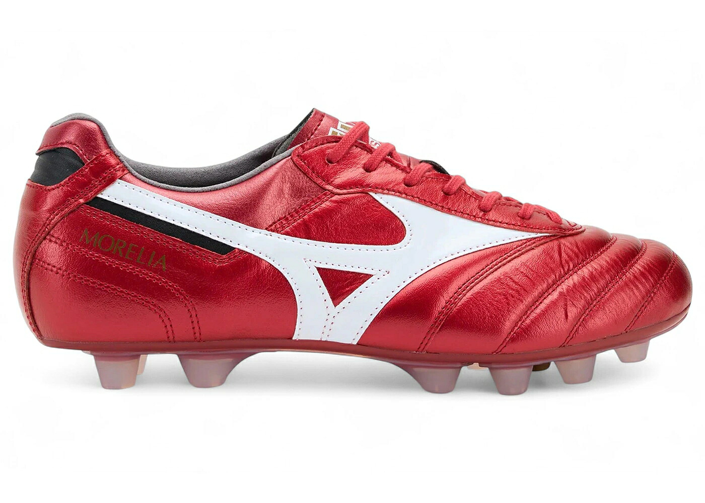 ミズノ 赤 レッド 白色 ホワイト スニーカー メンズ MIZUNO MORELIA II JAPAN MD RUBY RED PACK / RUBY RED WHITE|スニケス