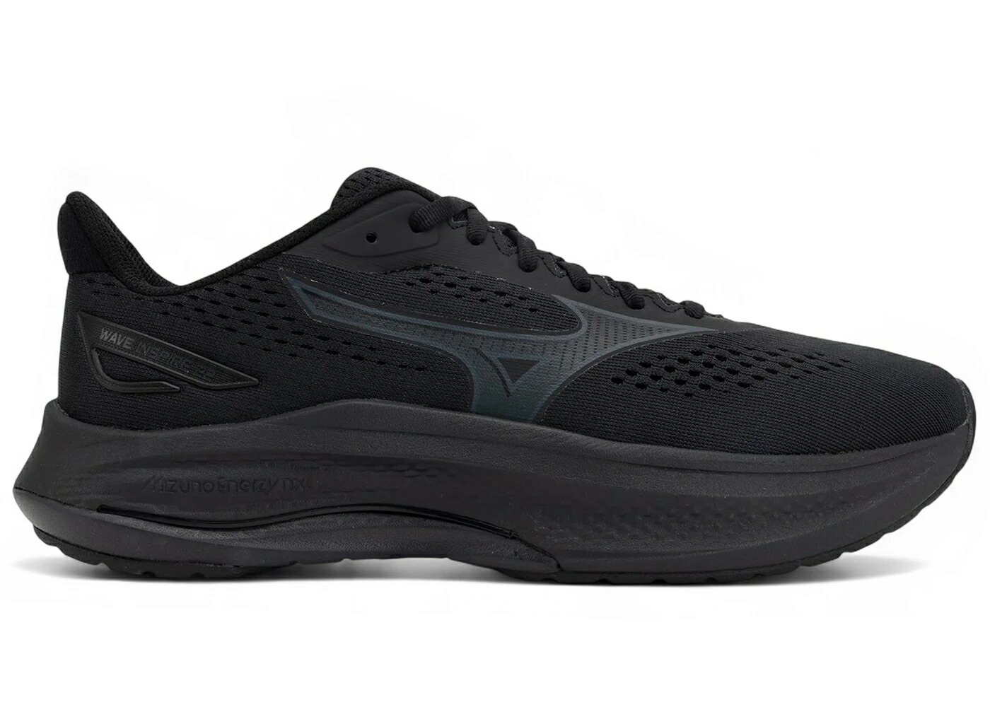 ミズノ 縮くれる ウェイブ 黒いこと 黒いこと 砂色 砂子 スニーカー メンズ MIZUNO WAVE INSPIRE 22 BLACK SAND / BLACK BLACK SAND BLACK