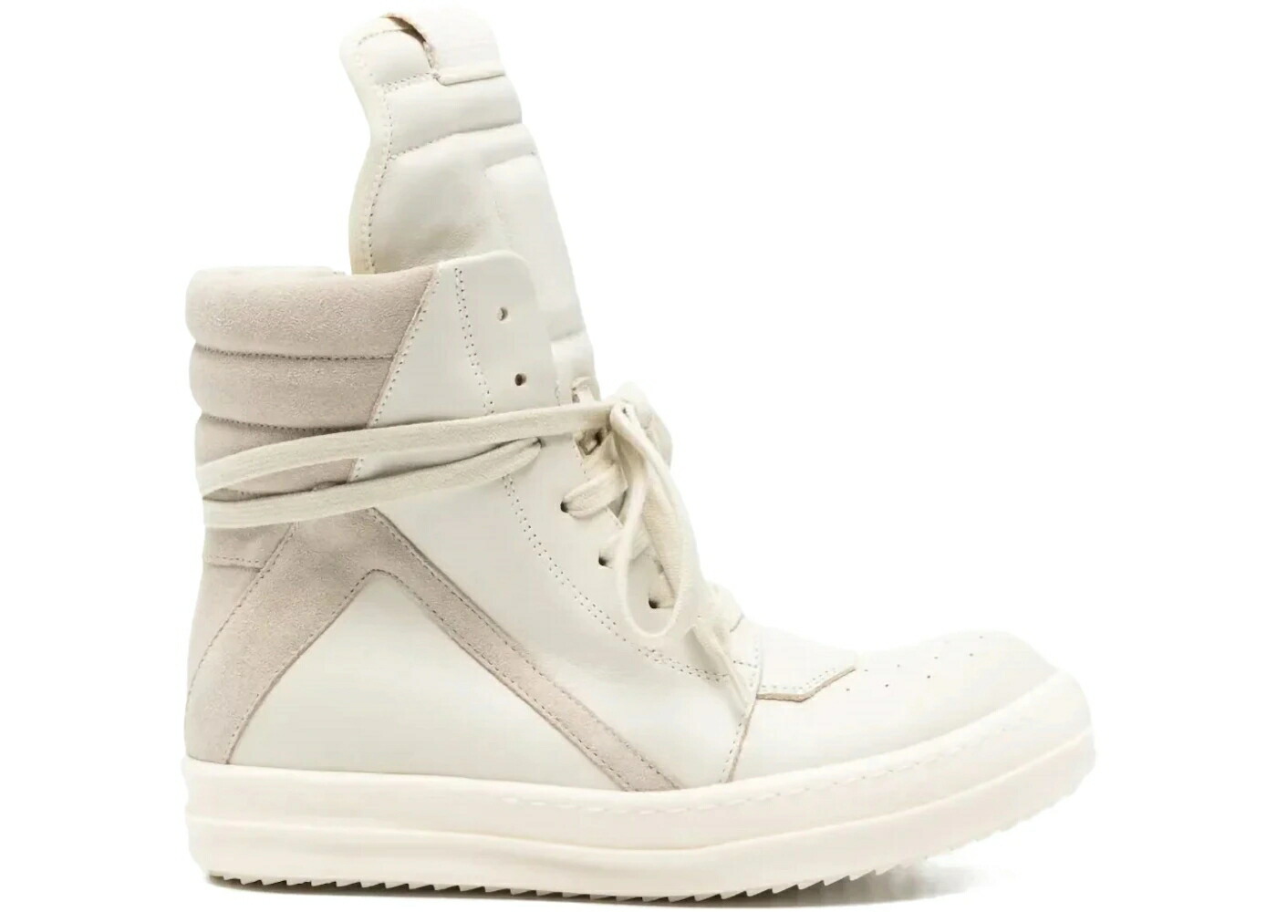 リックオウエンス ハイ パール WOMEN'S スニーカー レディース RICK OWENS RICK OWENS PELLE GEOBASKET HIGH SCARPE DIRTY MILK PEARL (WOMEN'S) / DIRTY MILK PEARL|スニケス